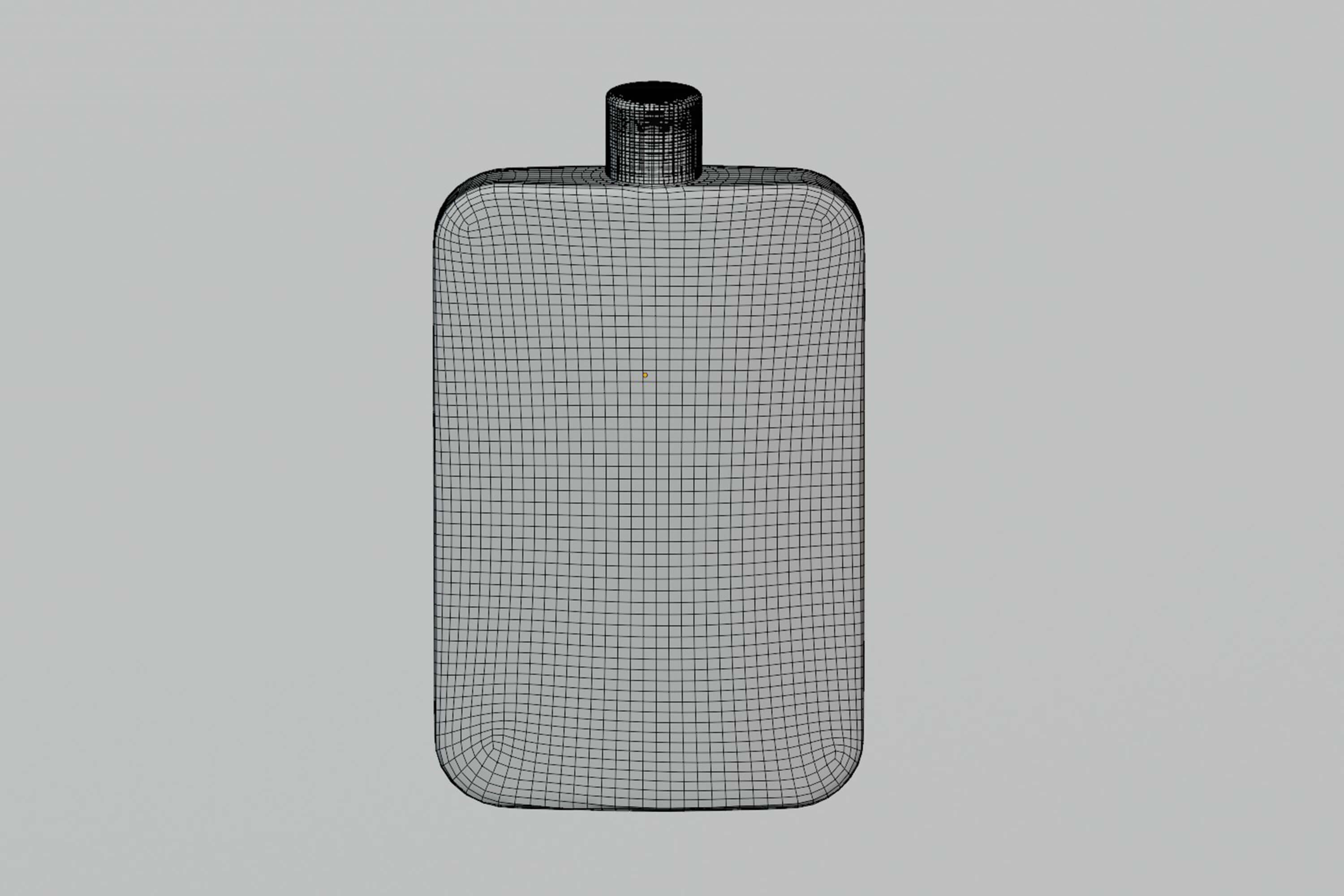 Camping Water Bottle 3D Model