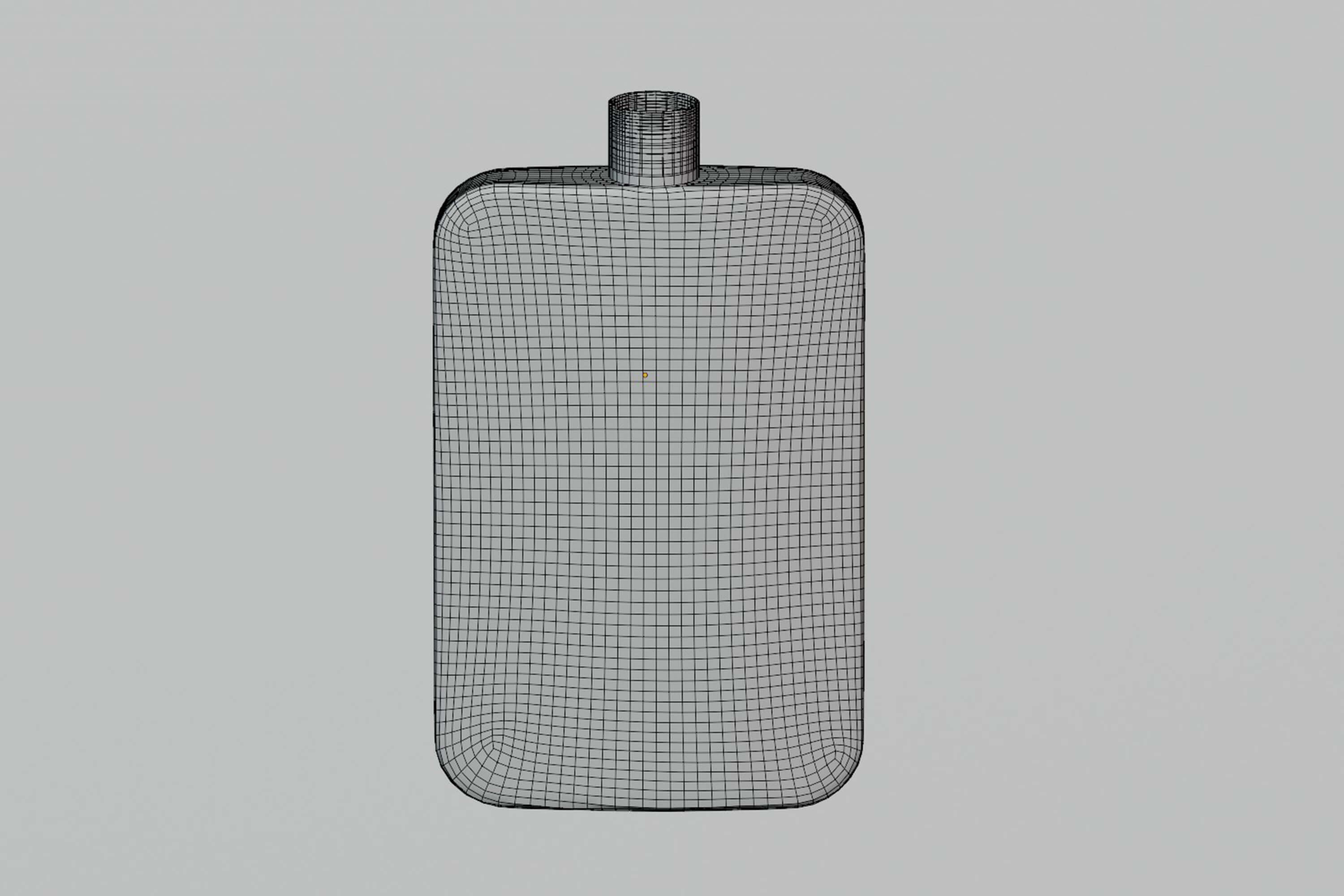 Camping Water Bottle 3D Model