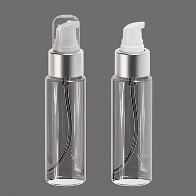 Clear Serum Pump Bottle
