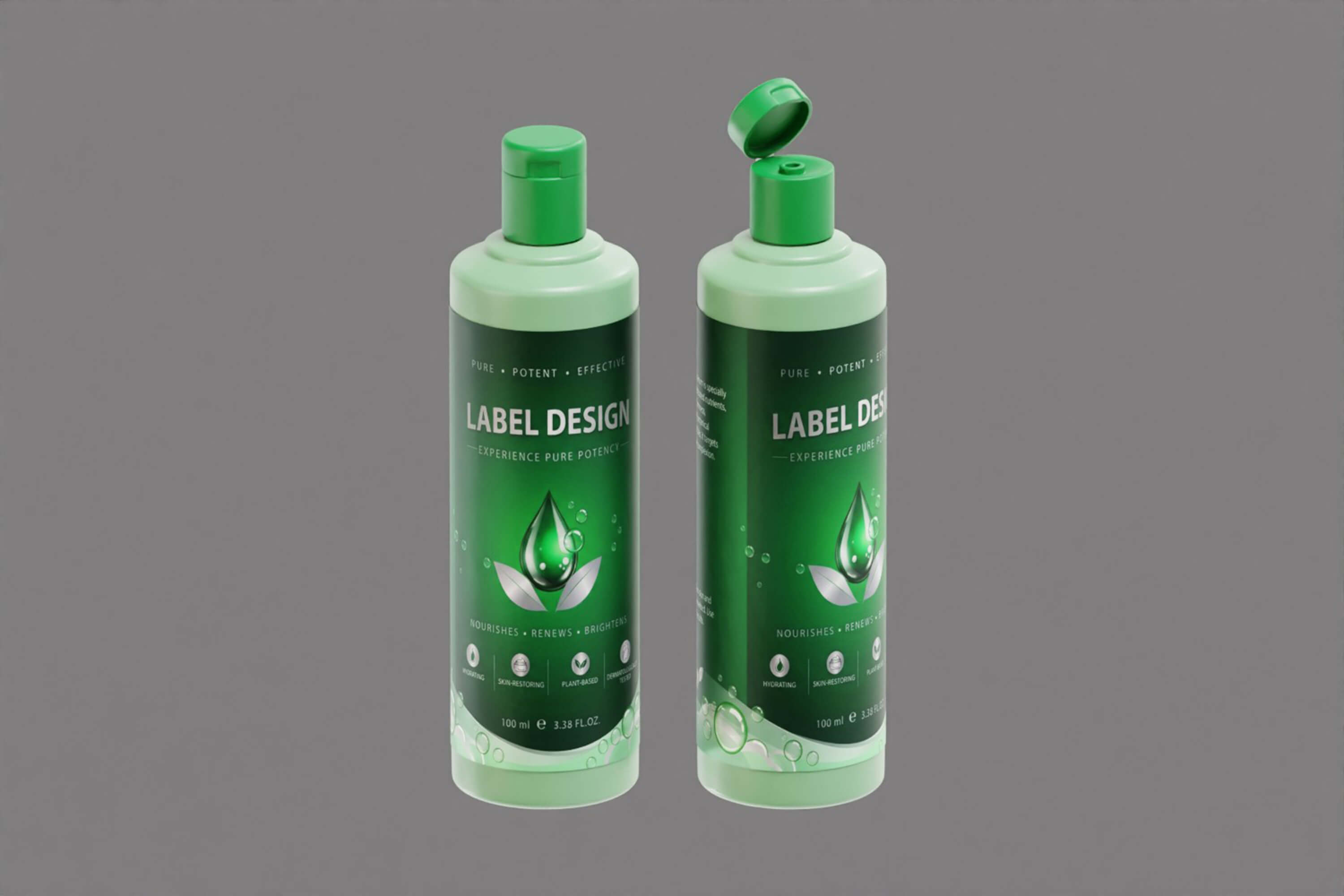 Cosmetic Container Bottle 3D Model