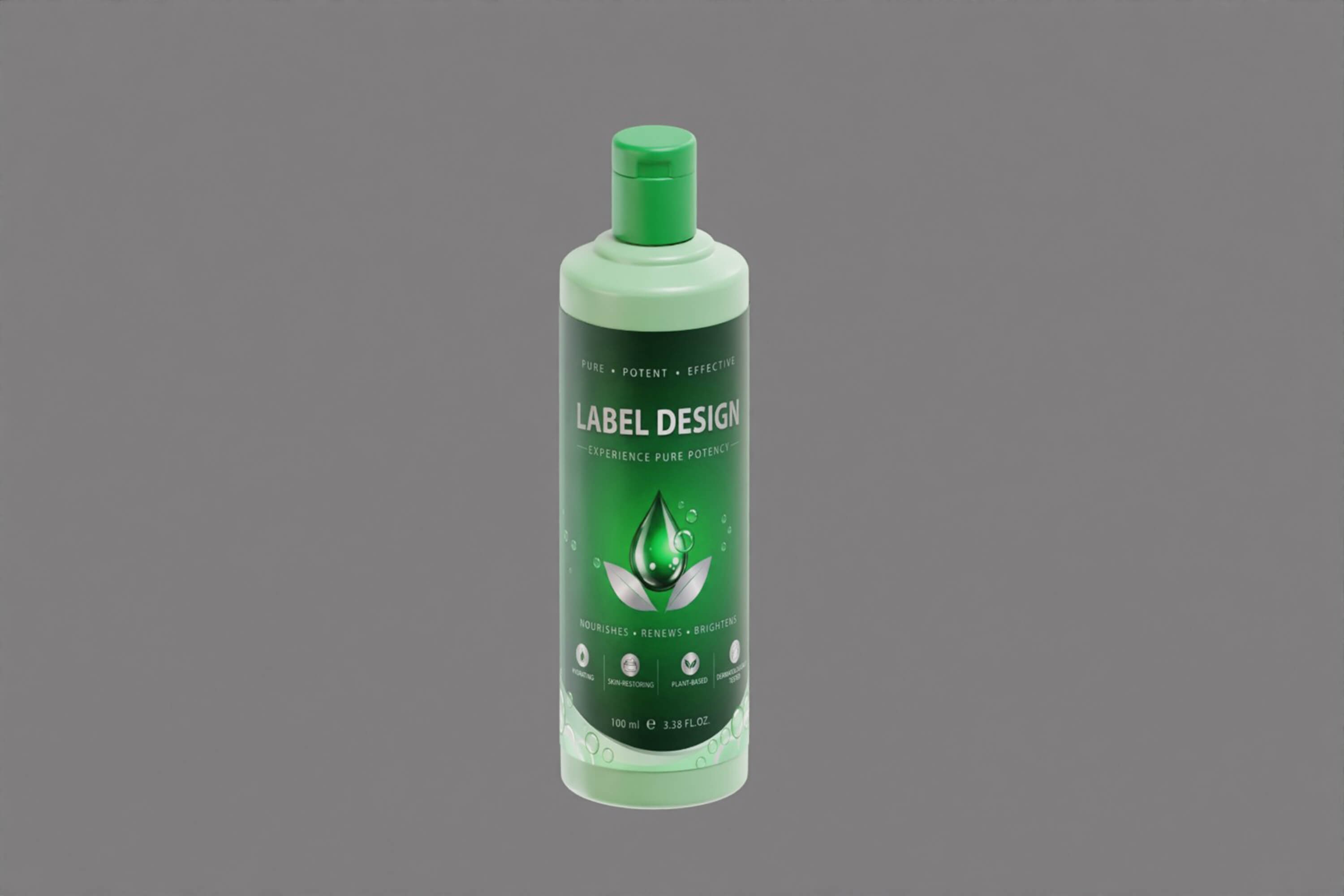 Cosmetic Container Bottle 3D Model