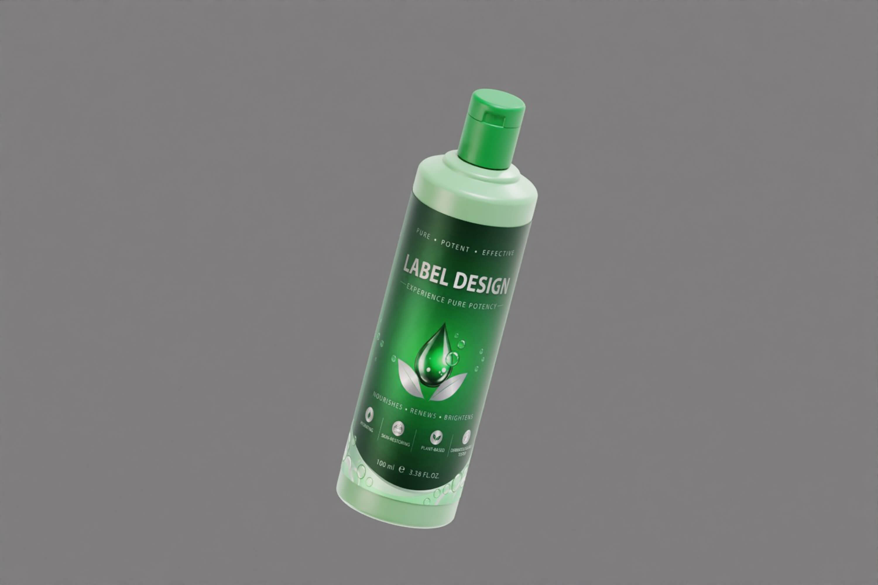 Cosmetic Container Bottle 3D Model