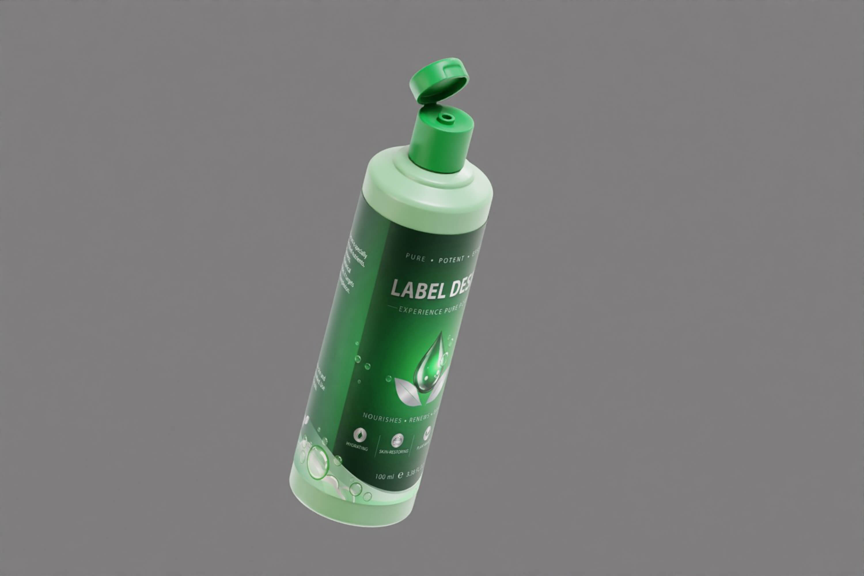 Cosmetic Container Bottle 3D Model