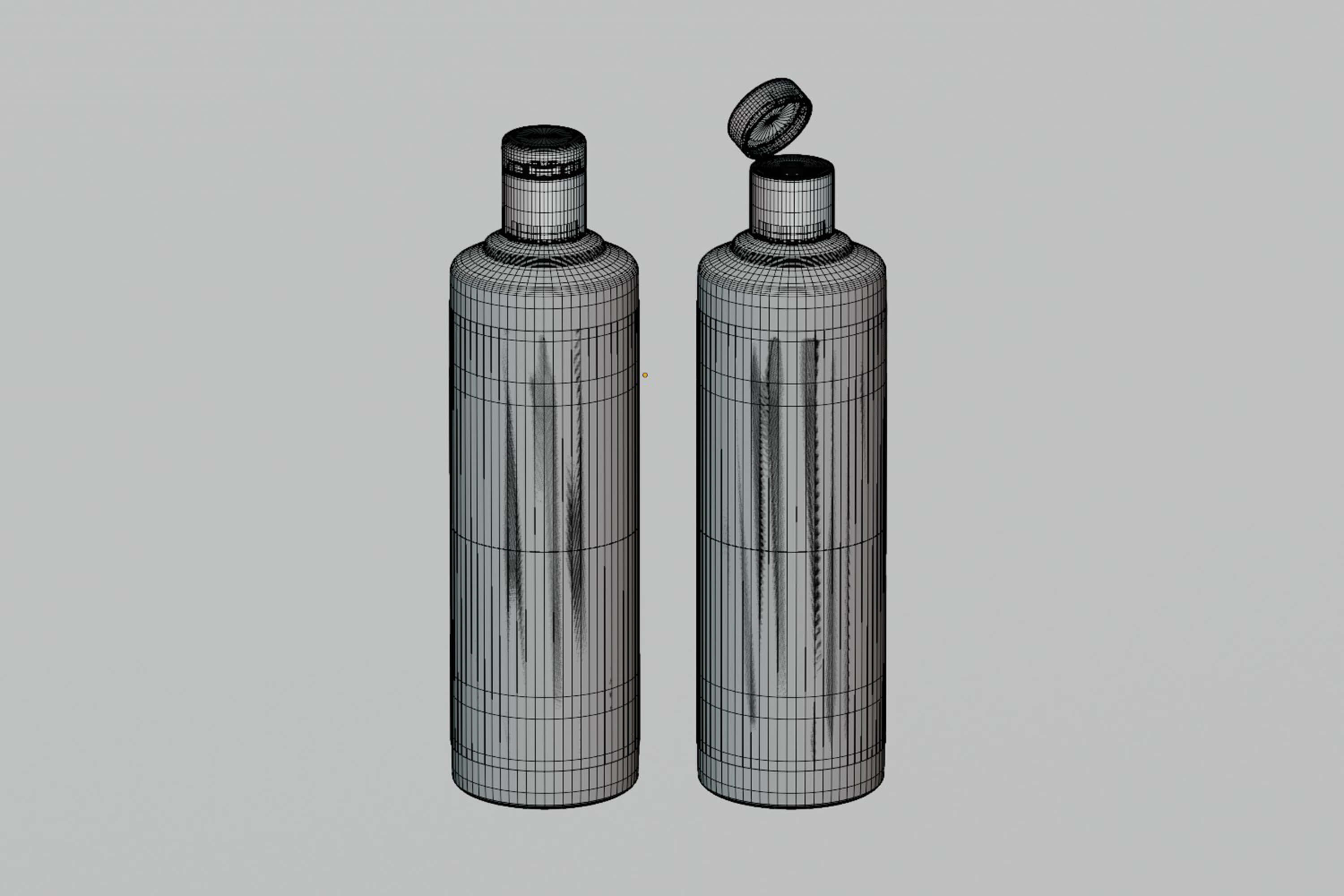 Cosmetic Container Bottle 3D Model