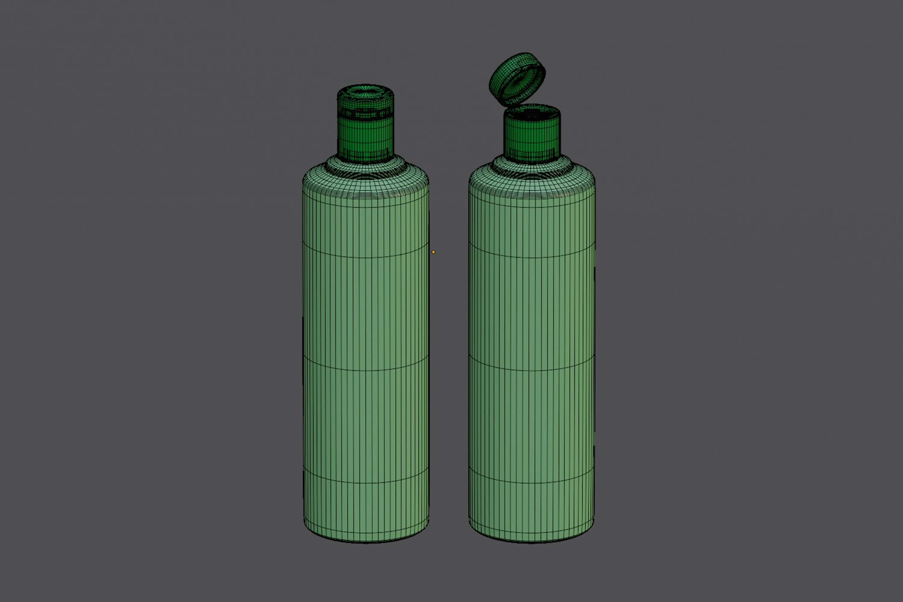 Cosmetic Container Bottle 3D Model