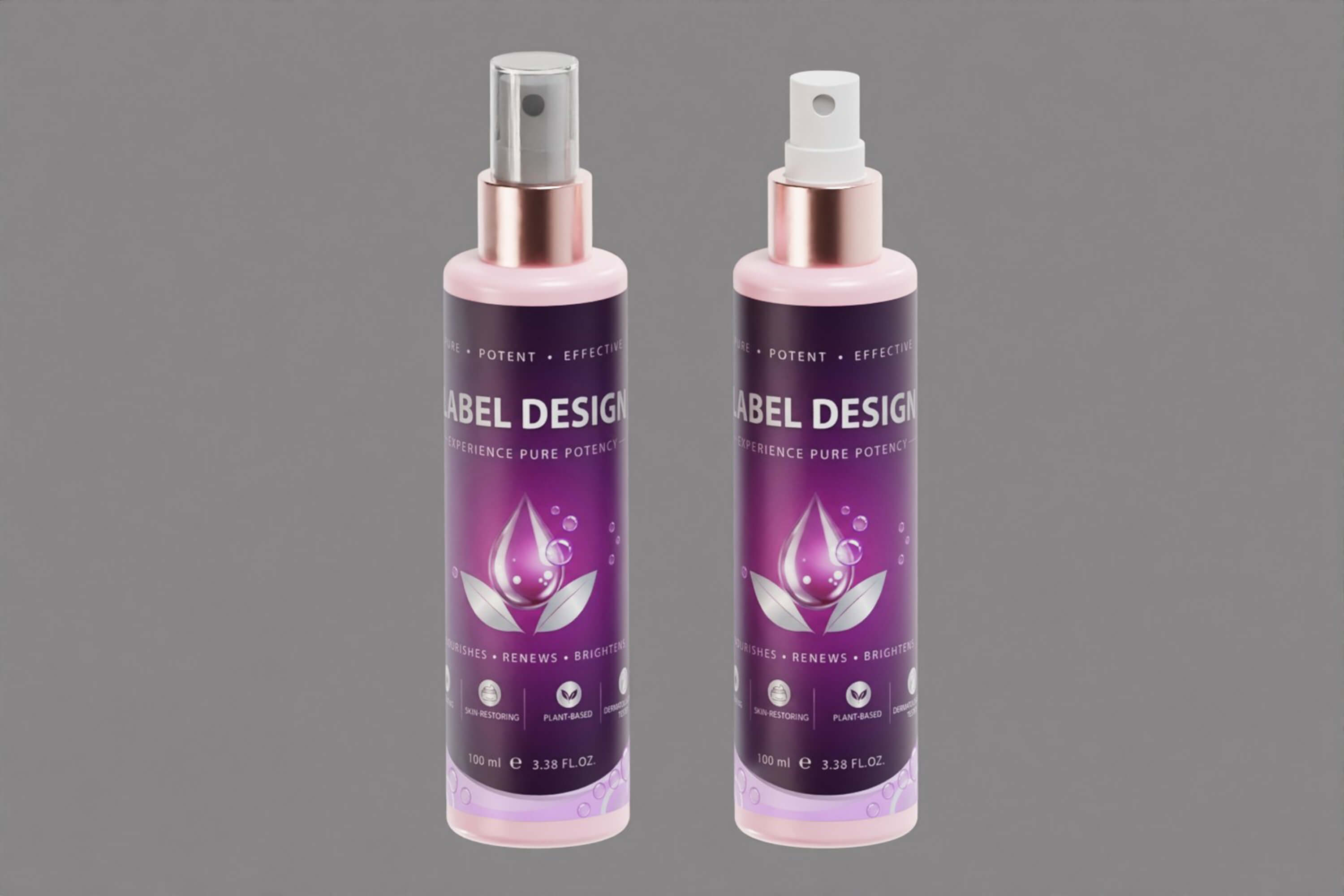 Cosmetic Spray Bottle Container 3D Model