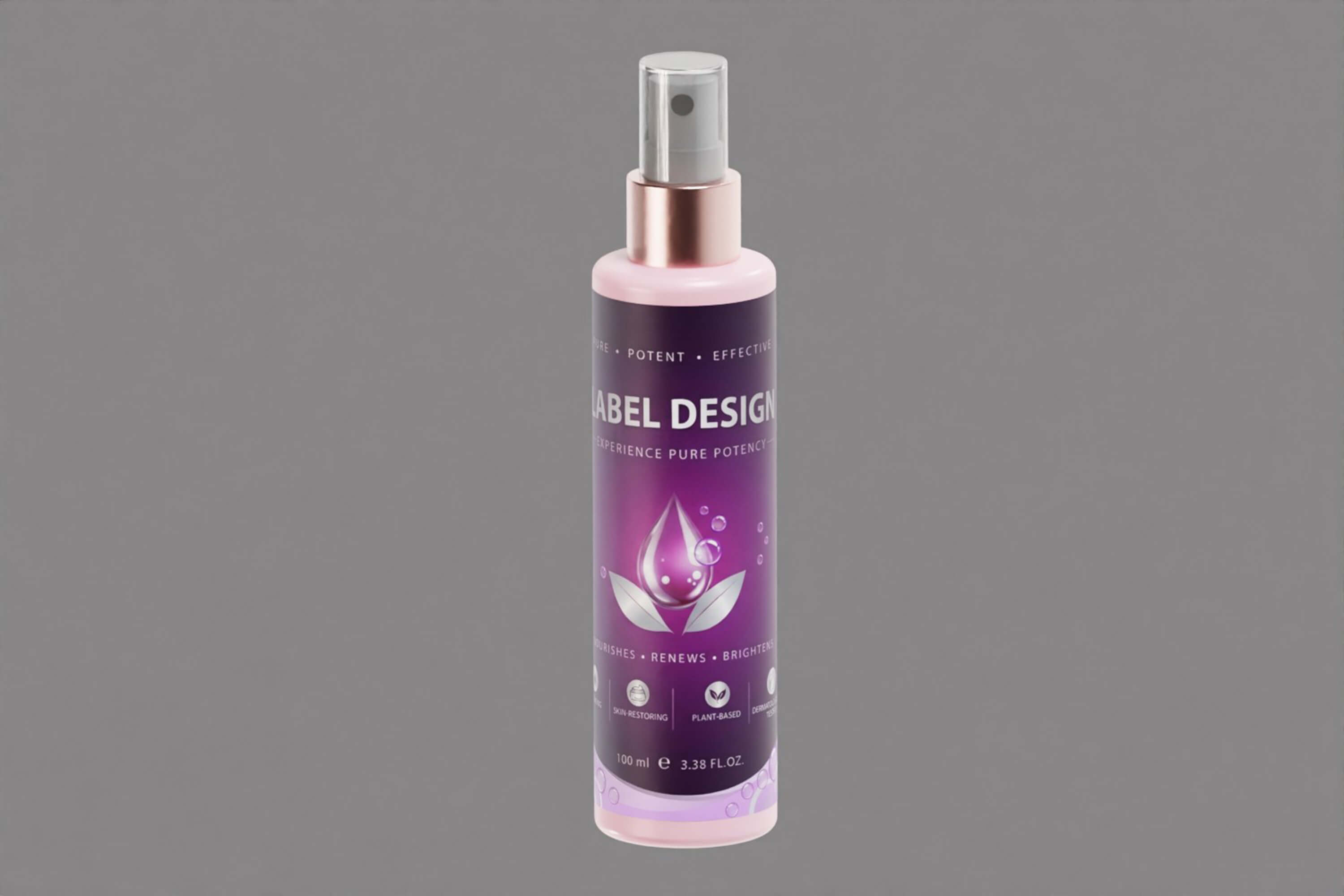 Cosmetic Spray Bottle Container 3D Model