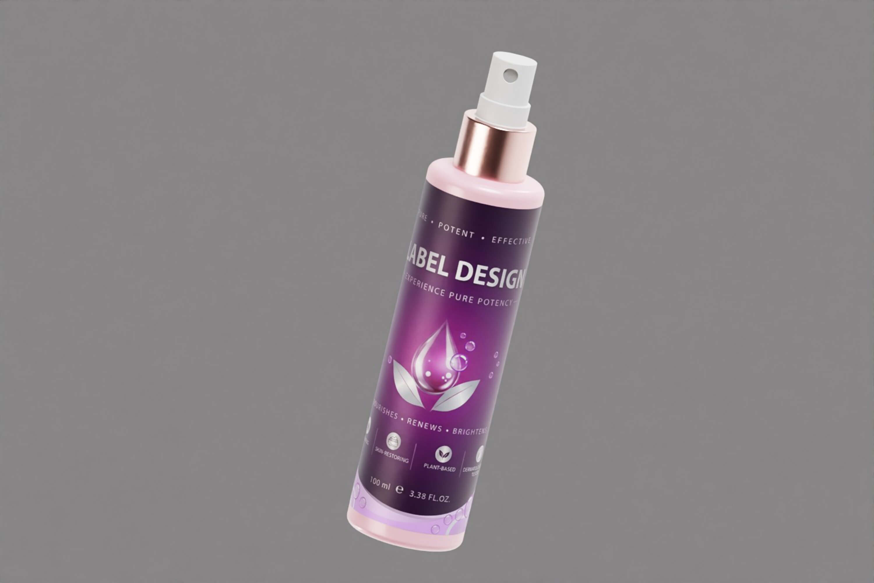 Cosmetic Spray Bottle Container 3D Model