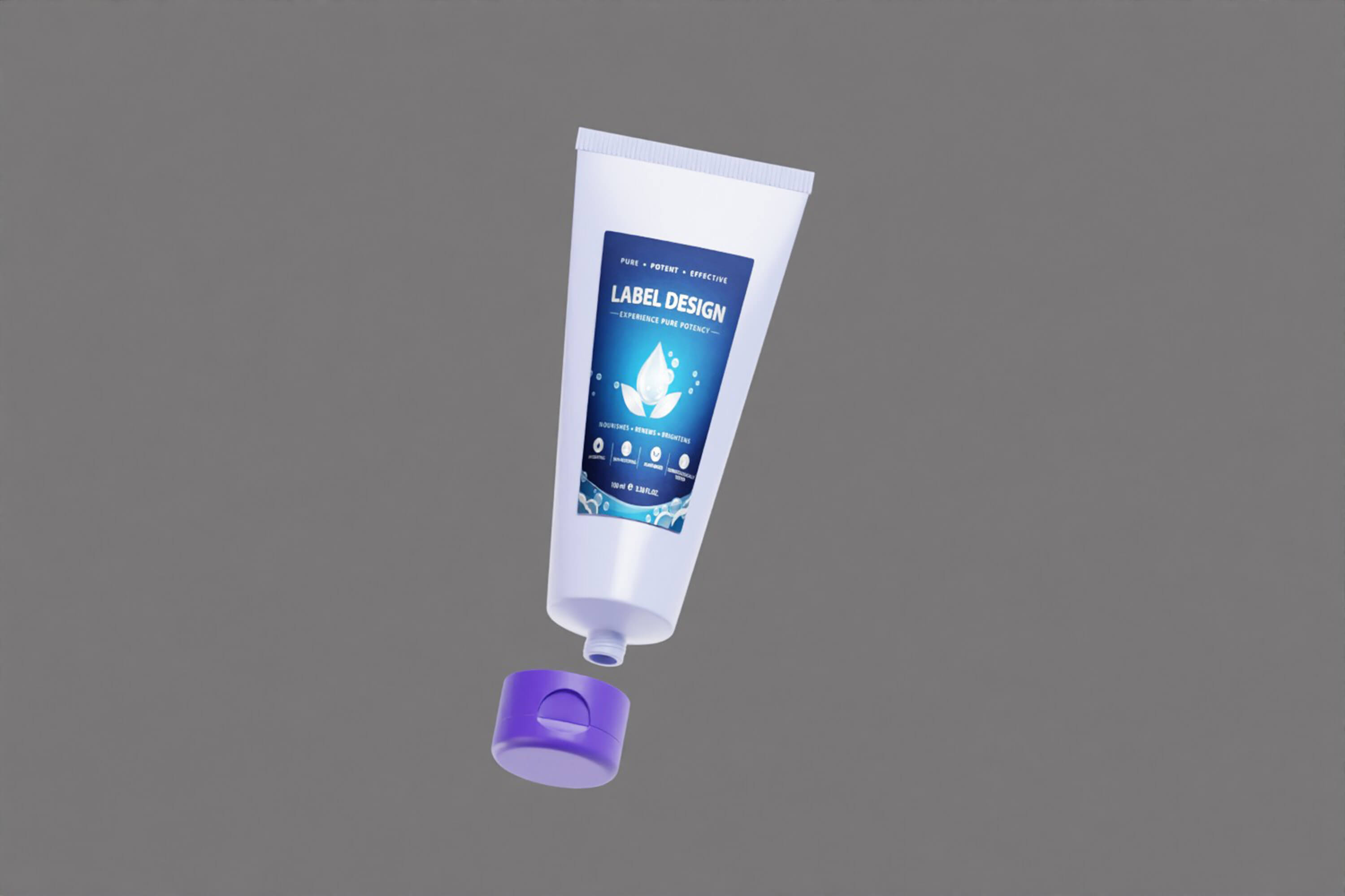 Cosmetic Tube 0010 3D Model