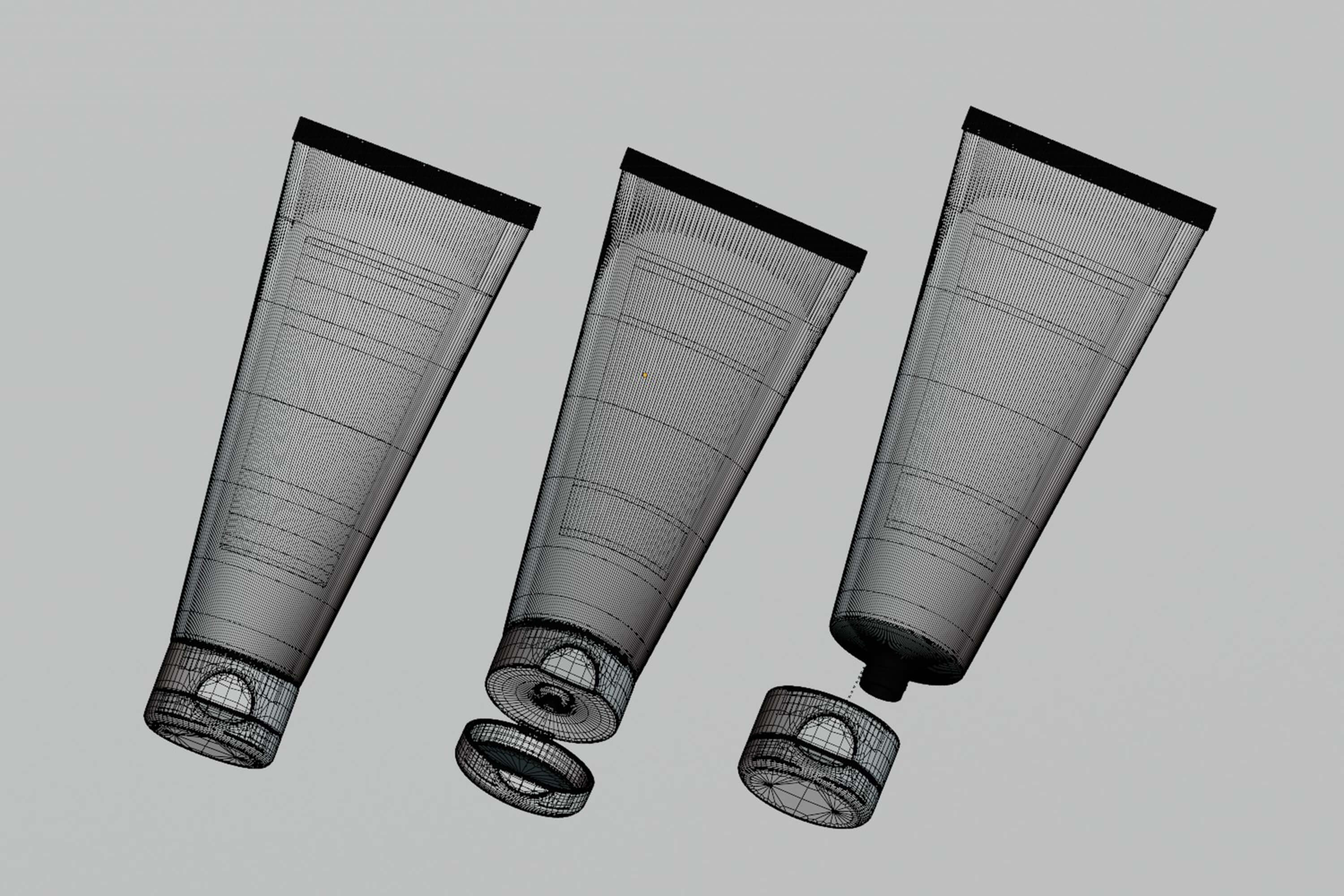 Cosmetic Tube 0010 3D Model
