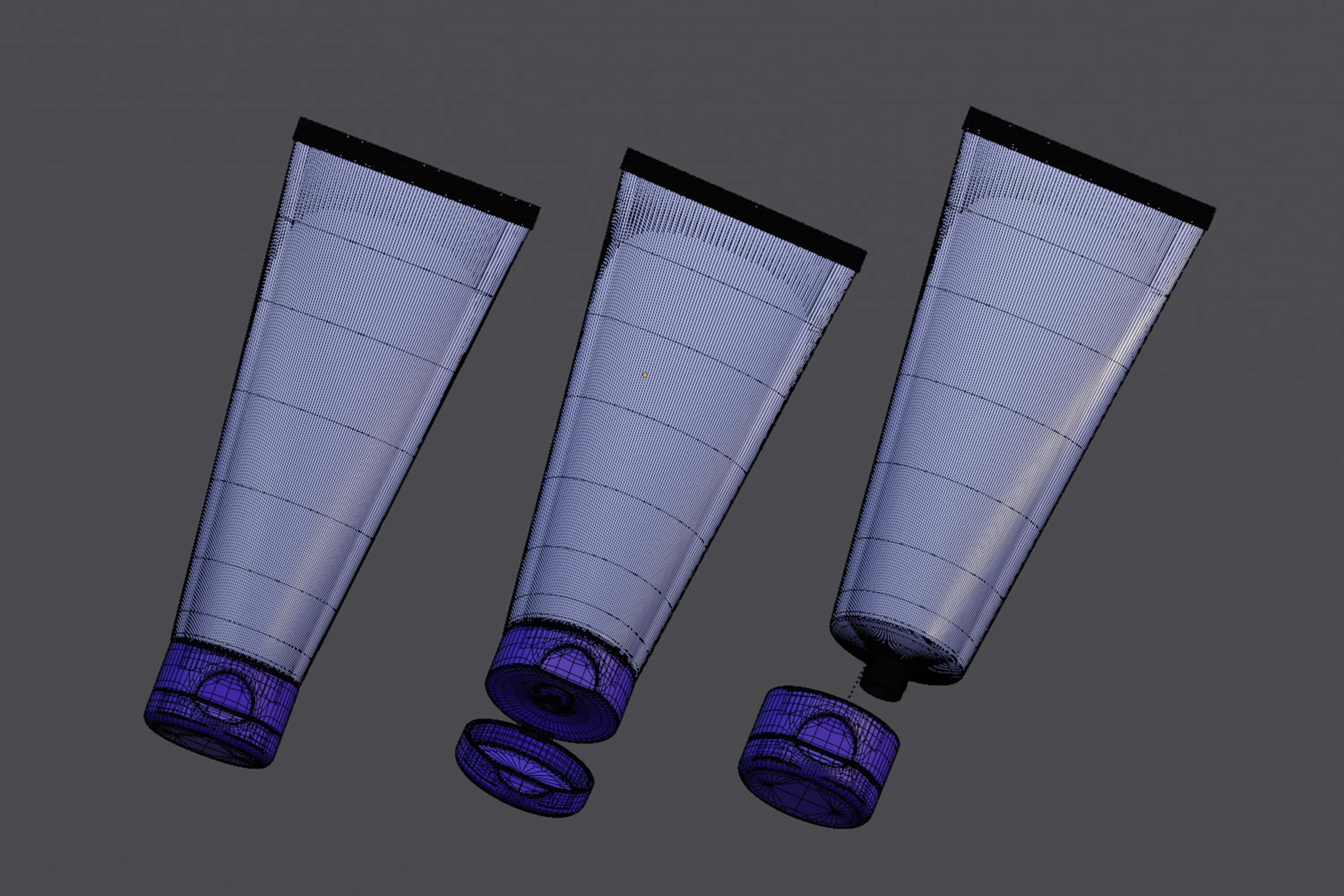 Cosmetic Tube 0010 3D Model