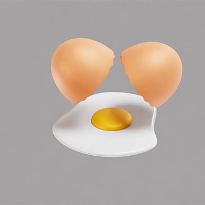 Cracked Egg Realistic