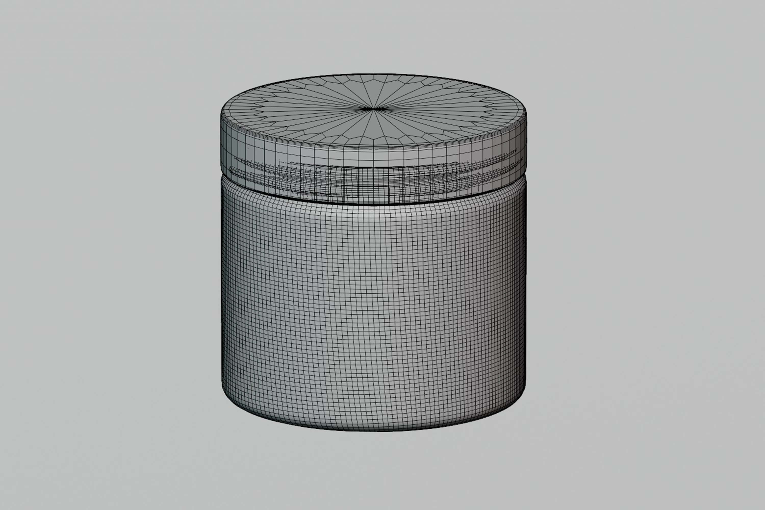 Dietary Supplement Jar 3D Model