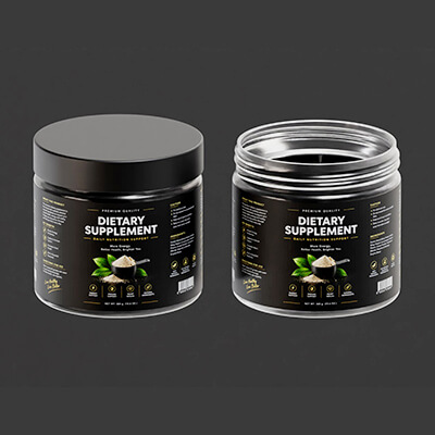 Dietary Supplement Jar