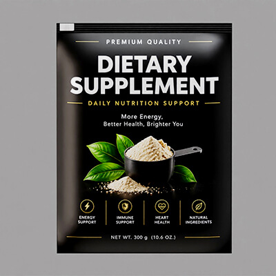 Dietary Supplement Pouch Packaging