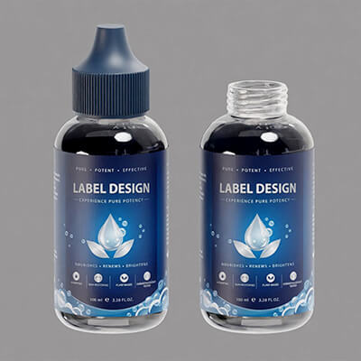 Dropper Bottle Open Closed
