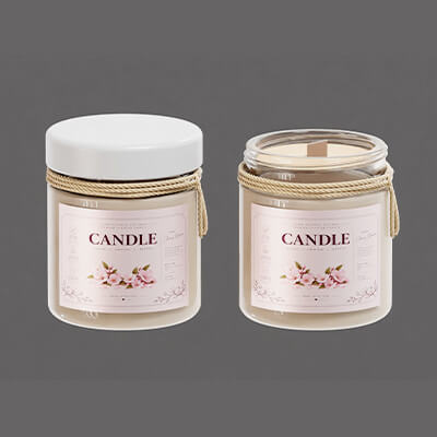 Elegant Scented Candle Jar