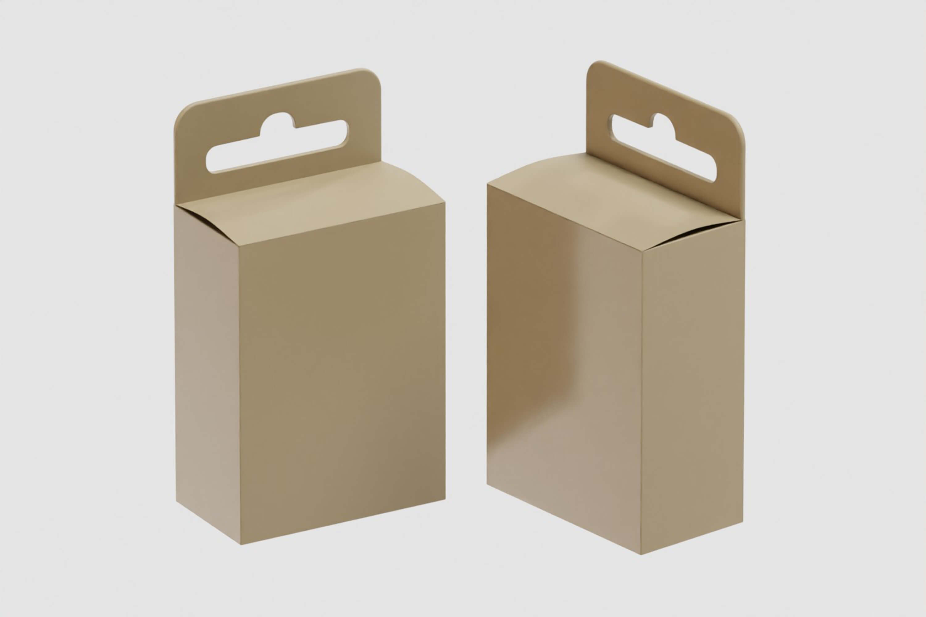 Hanging Packaging Box Container 3D Model