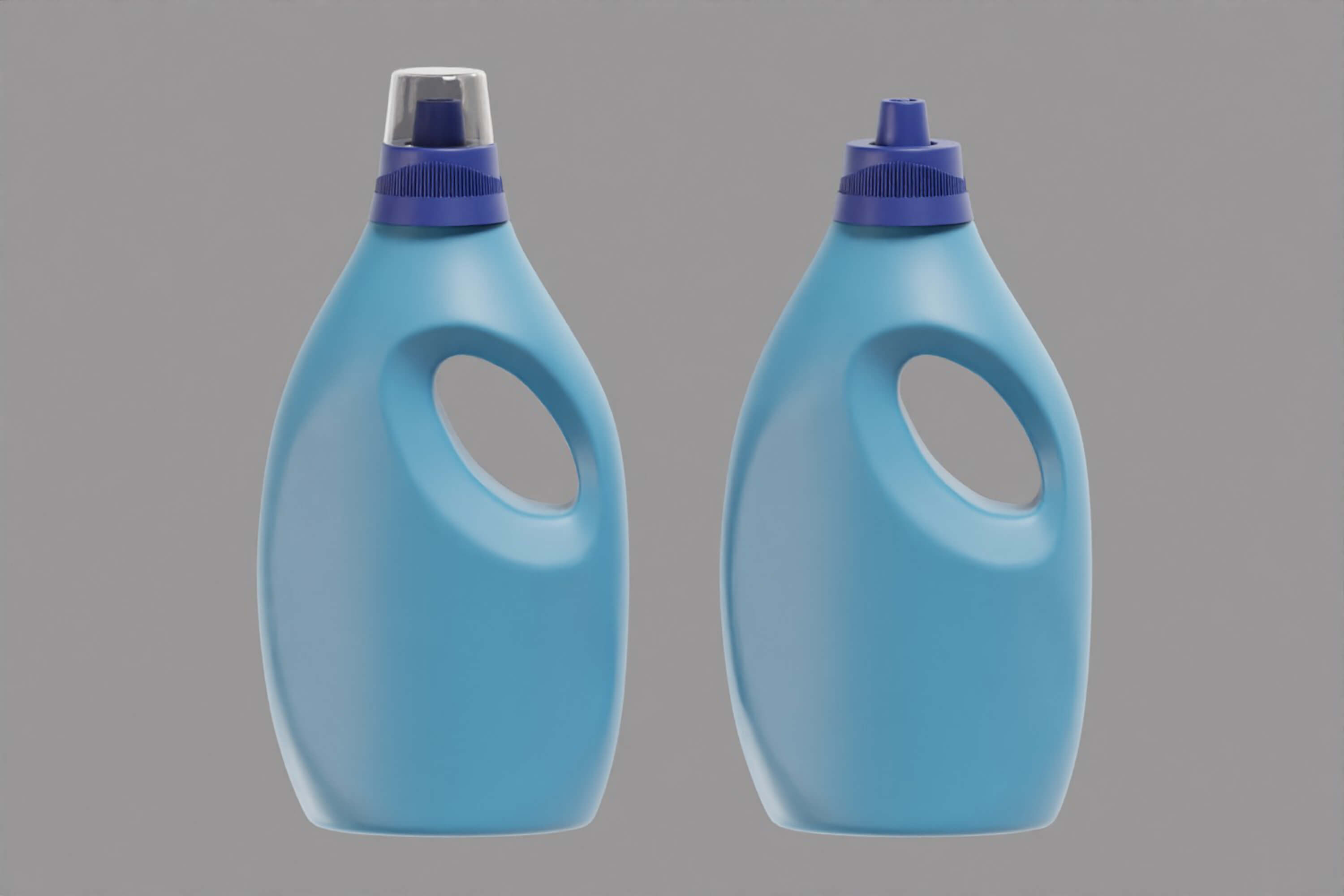 Laundry Plastic Detergent Bottle 3D Model