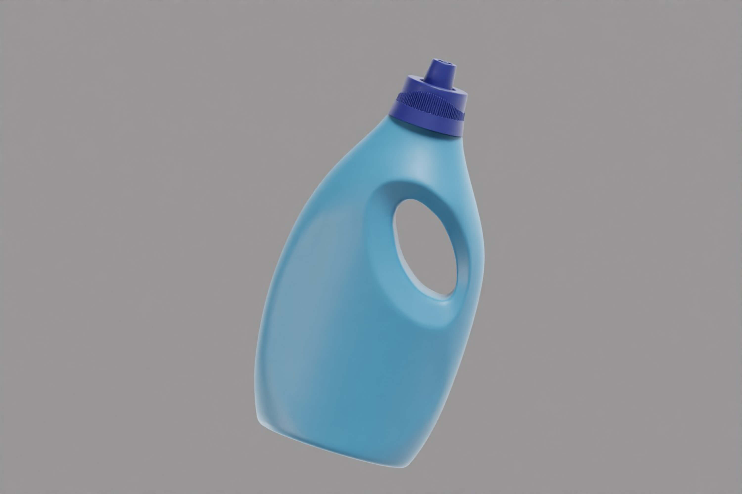 Laundry Plastic Detergent Bottle 3D Model