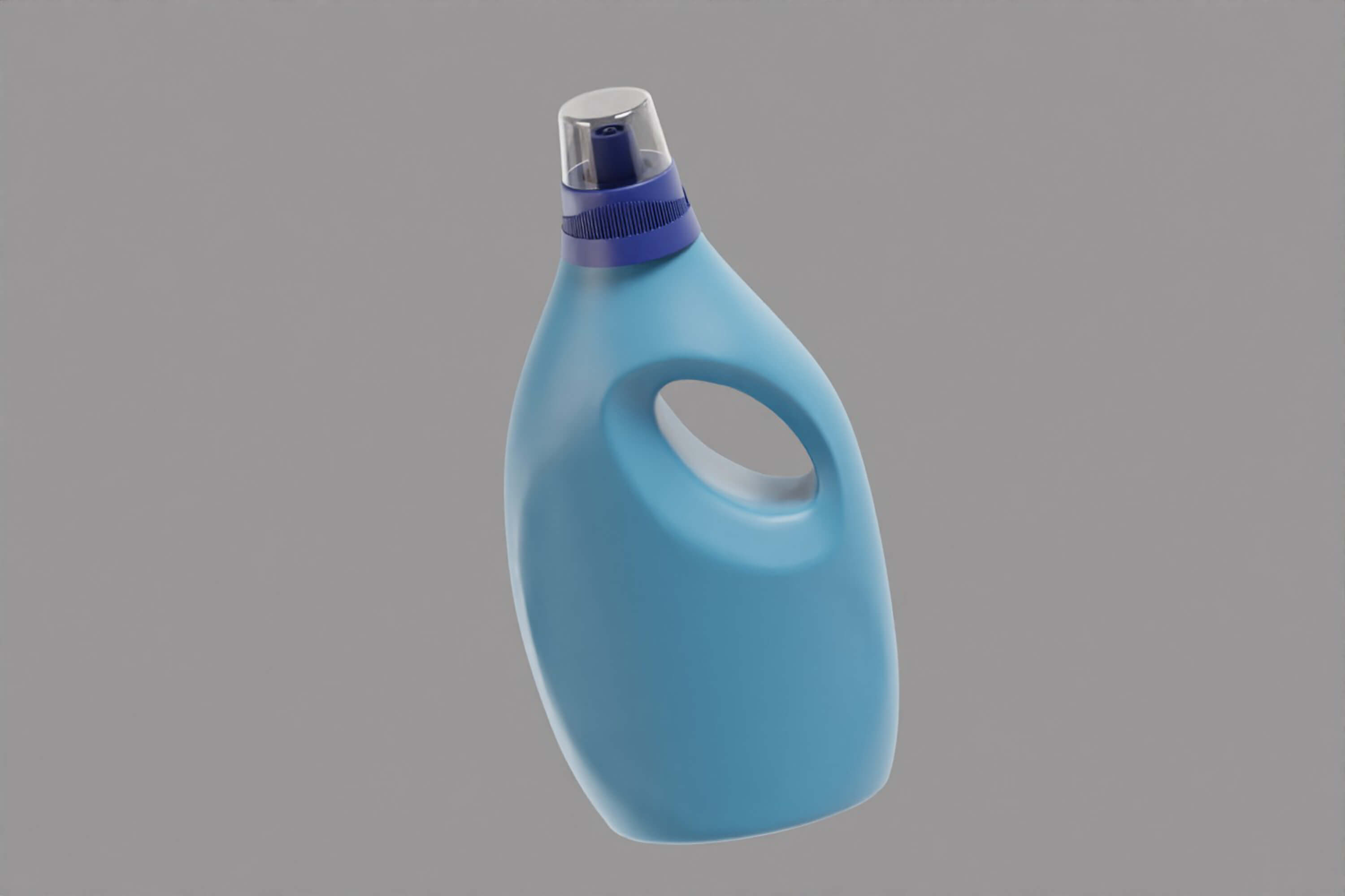 Laundry Plastic Detergent Bottle 3D Model