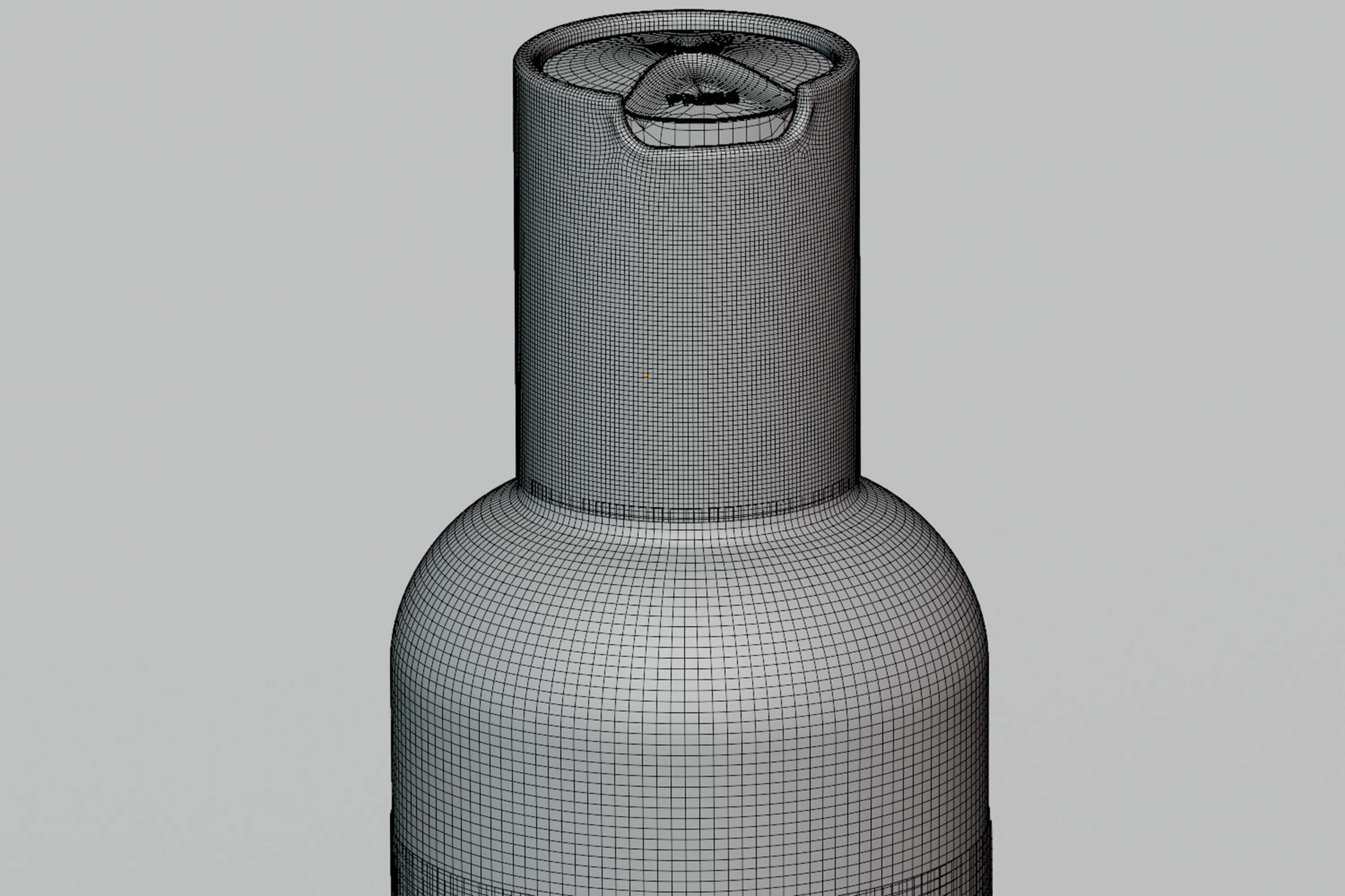 Luxury Cosmetic Serum Bottle 3D Model