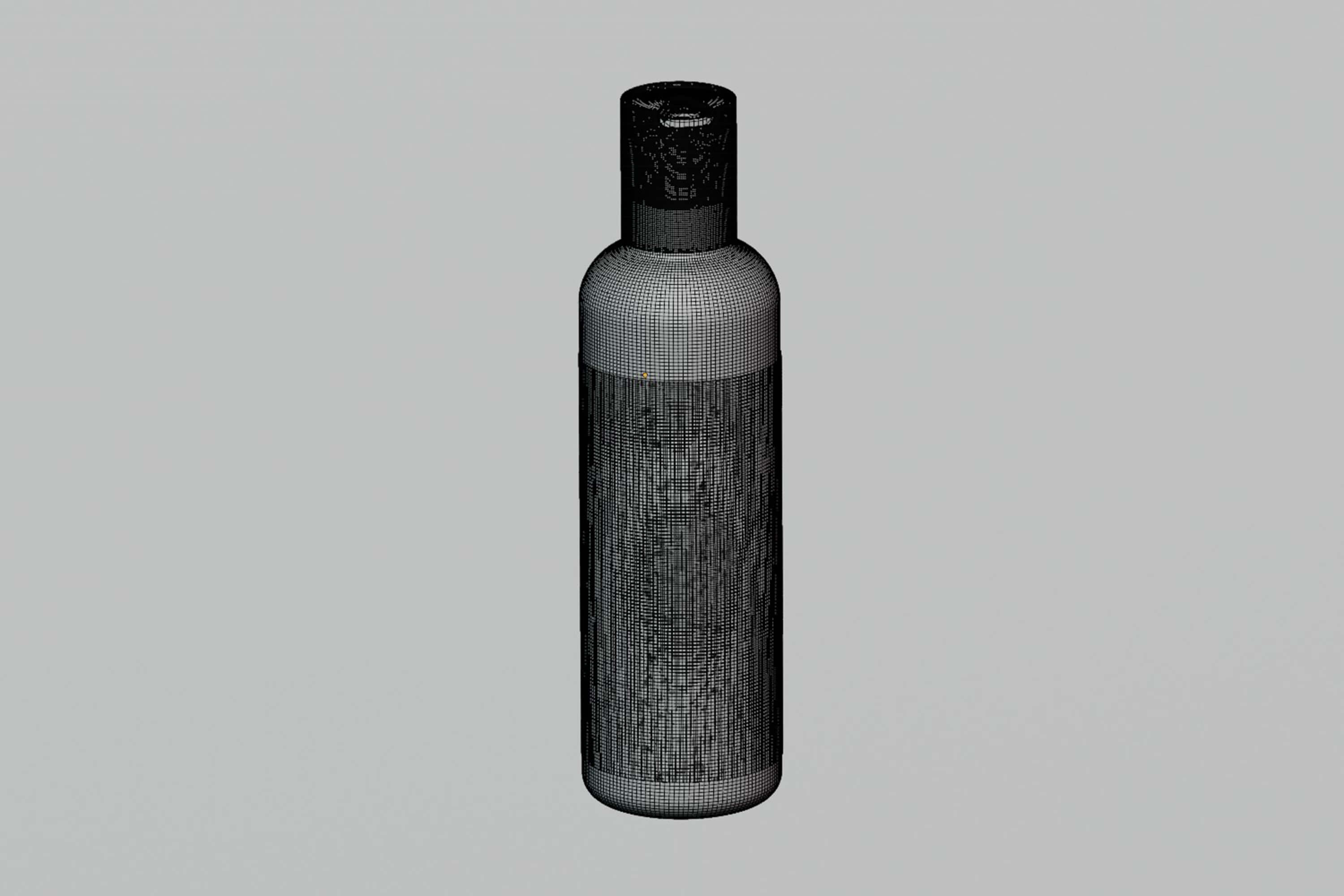Luxury Cosmetic Serum Bottle 3D Model