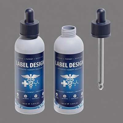 Medical Dropper Bottle Container