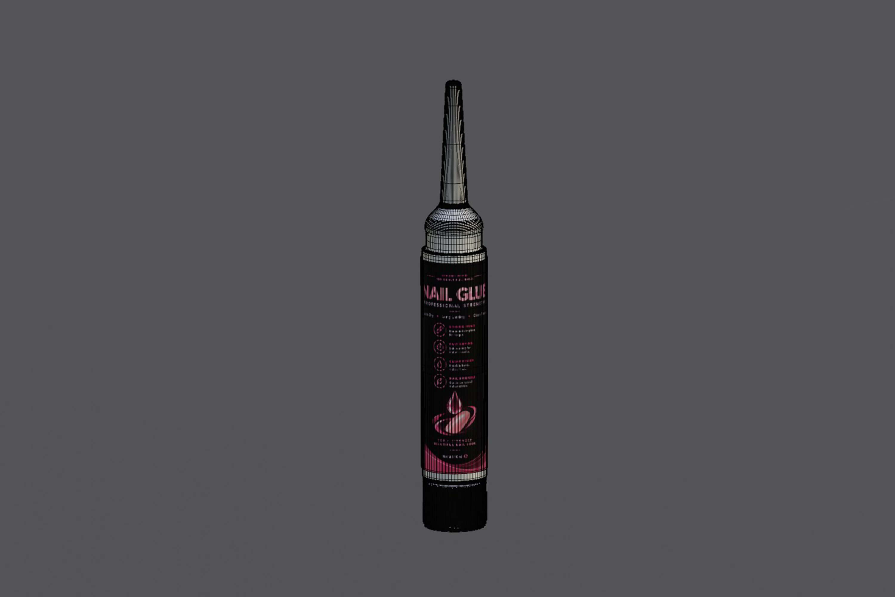 Nail Glue Bottle 3D Model