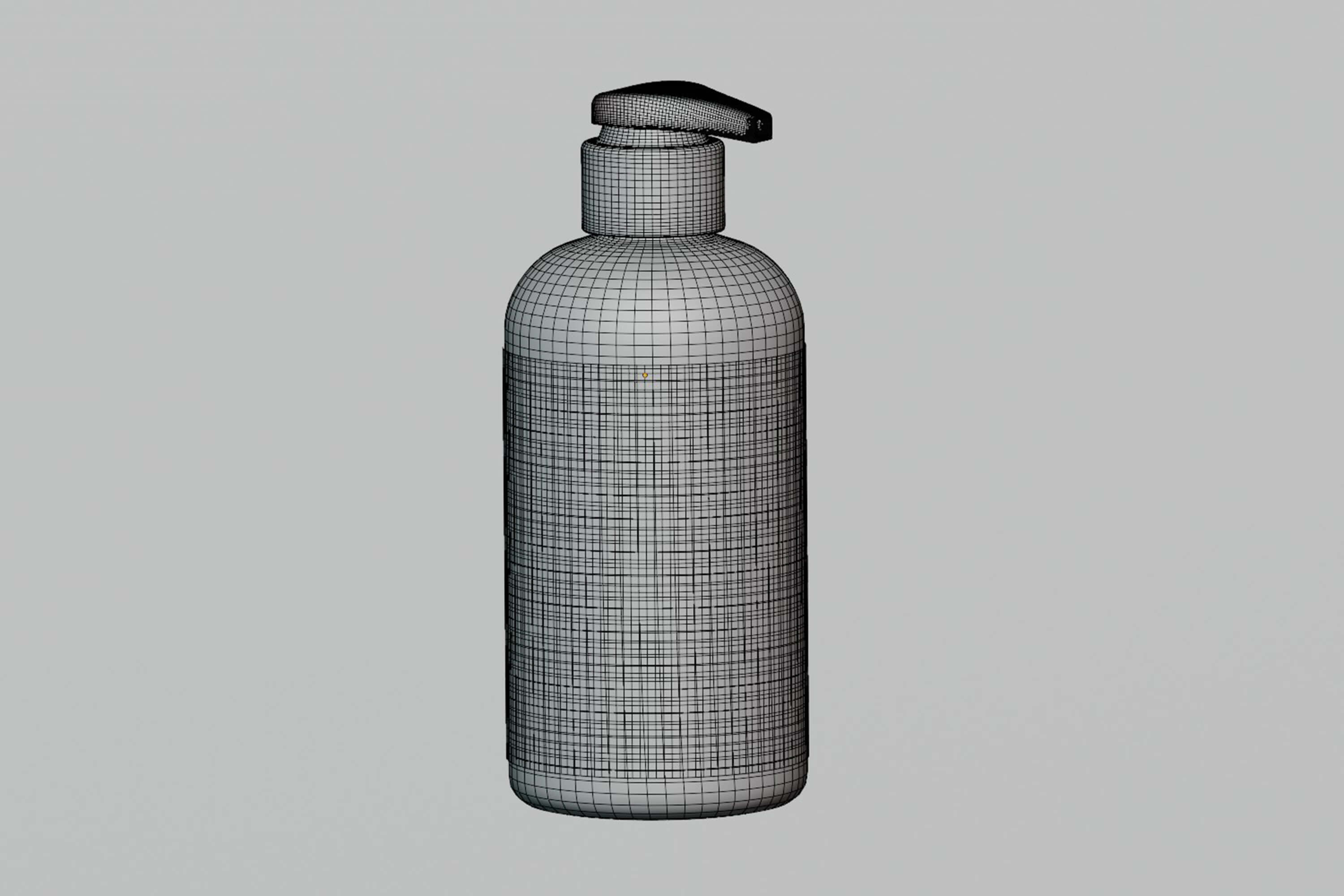 Natural Serum Oil Dispenser Bottle 3D Model