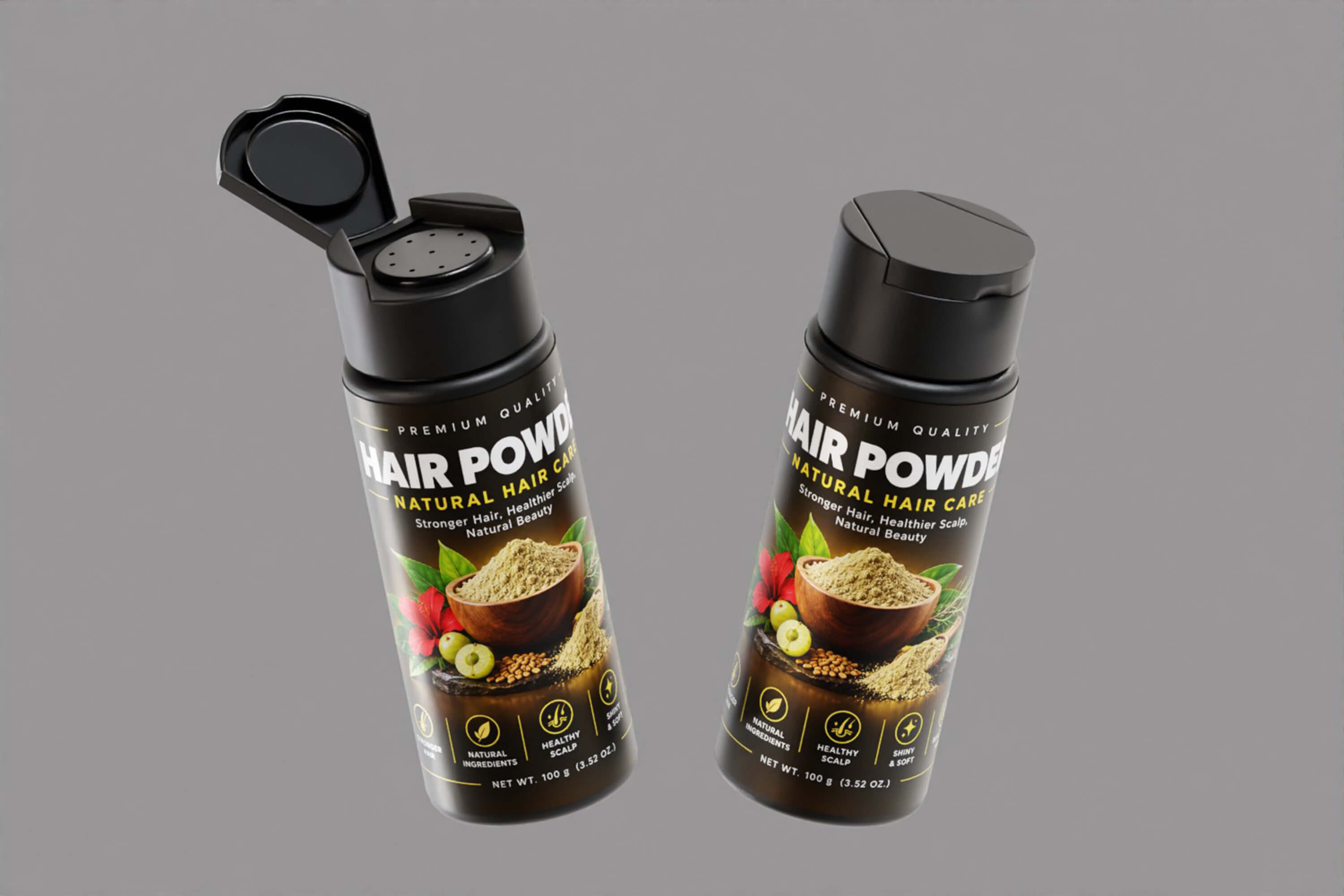 Powder Shaker Bottle 3D Model