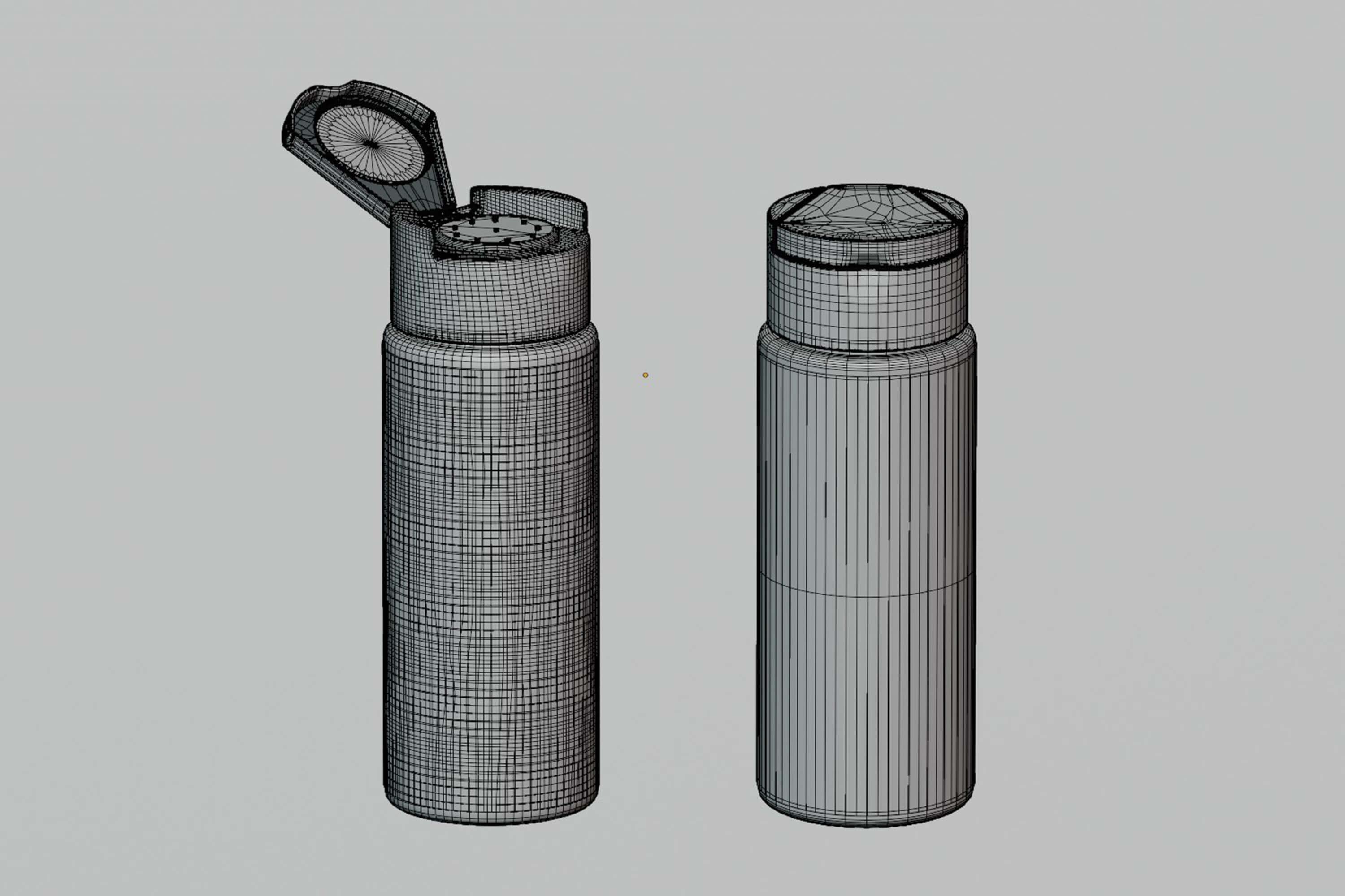 Powder Shaker Bottle 3D Model