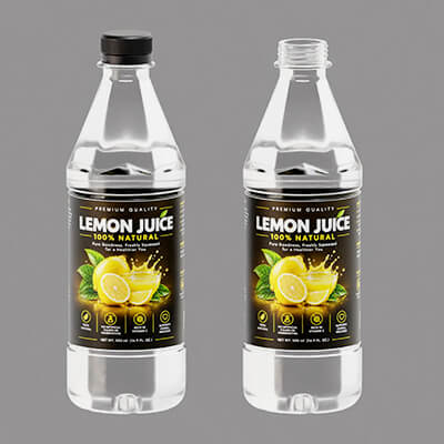 Premium Lemon Juice Bottles