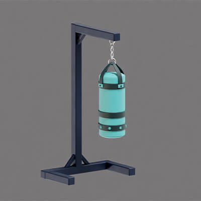 Punch Bag and Stand