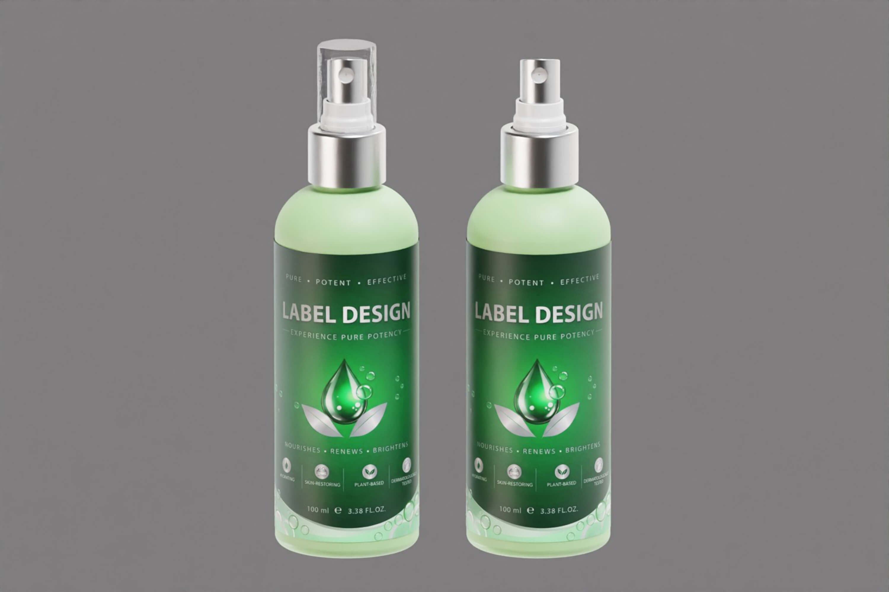 Serum Cosmetic Spray Bottle 3D Model