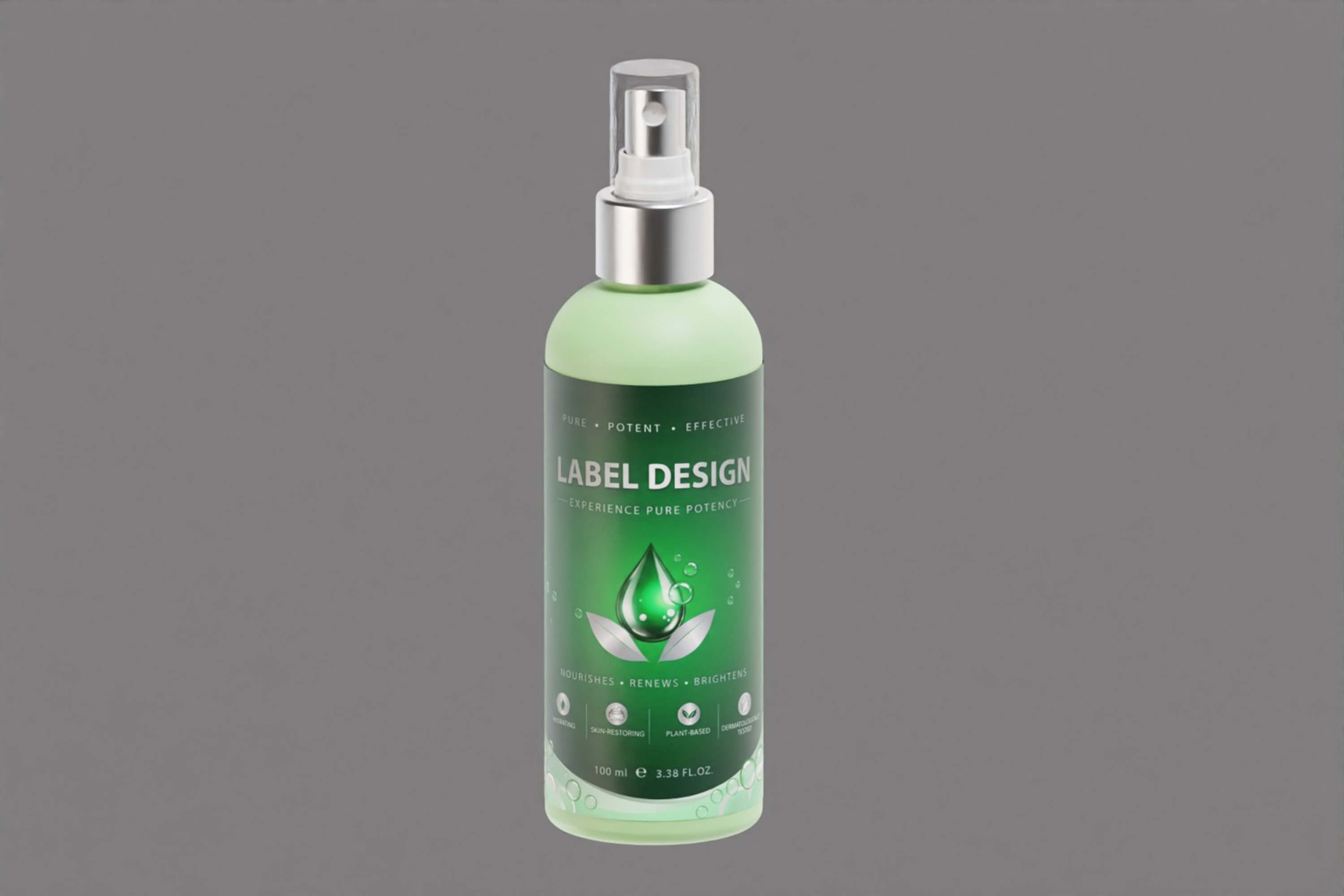 Serum Cosmetic Spray Bottle 3D Model