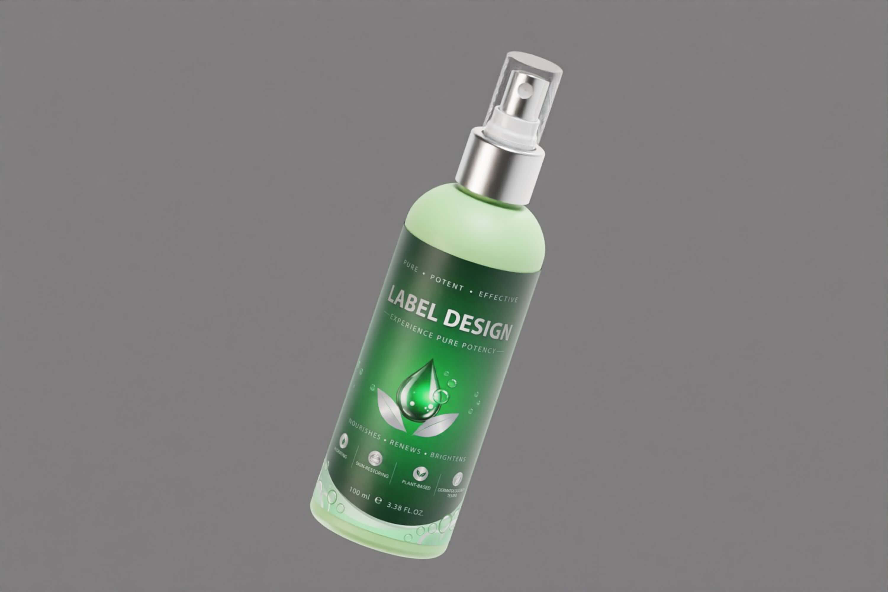 Serum Cosmetic Spray Bottle 3D Model