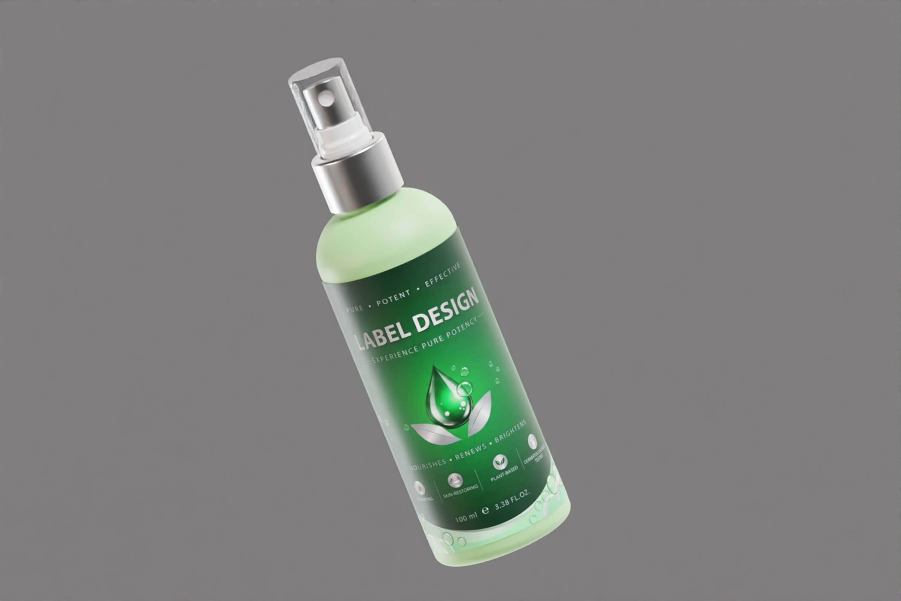 Serum Cosmetic Spray Bottle 3D Model