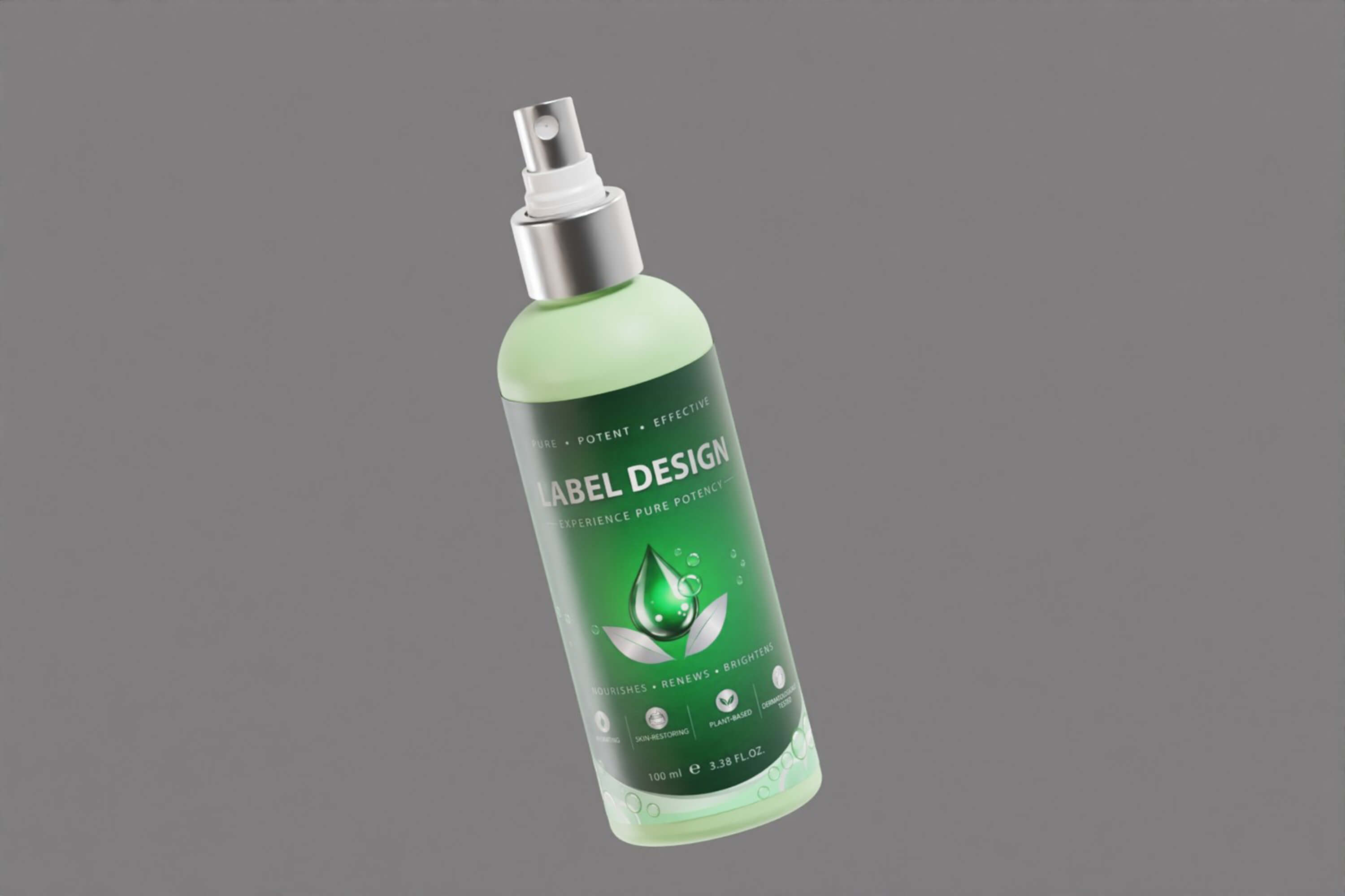 Serum Cosmetic Spray Bottle 3D Model