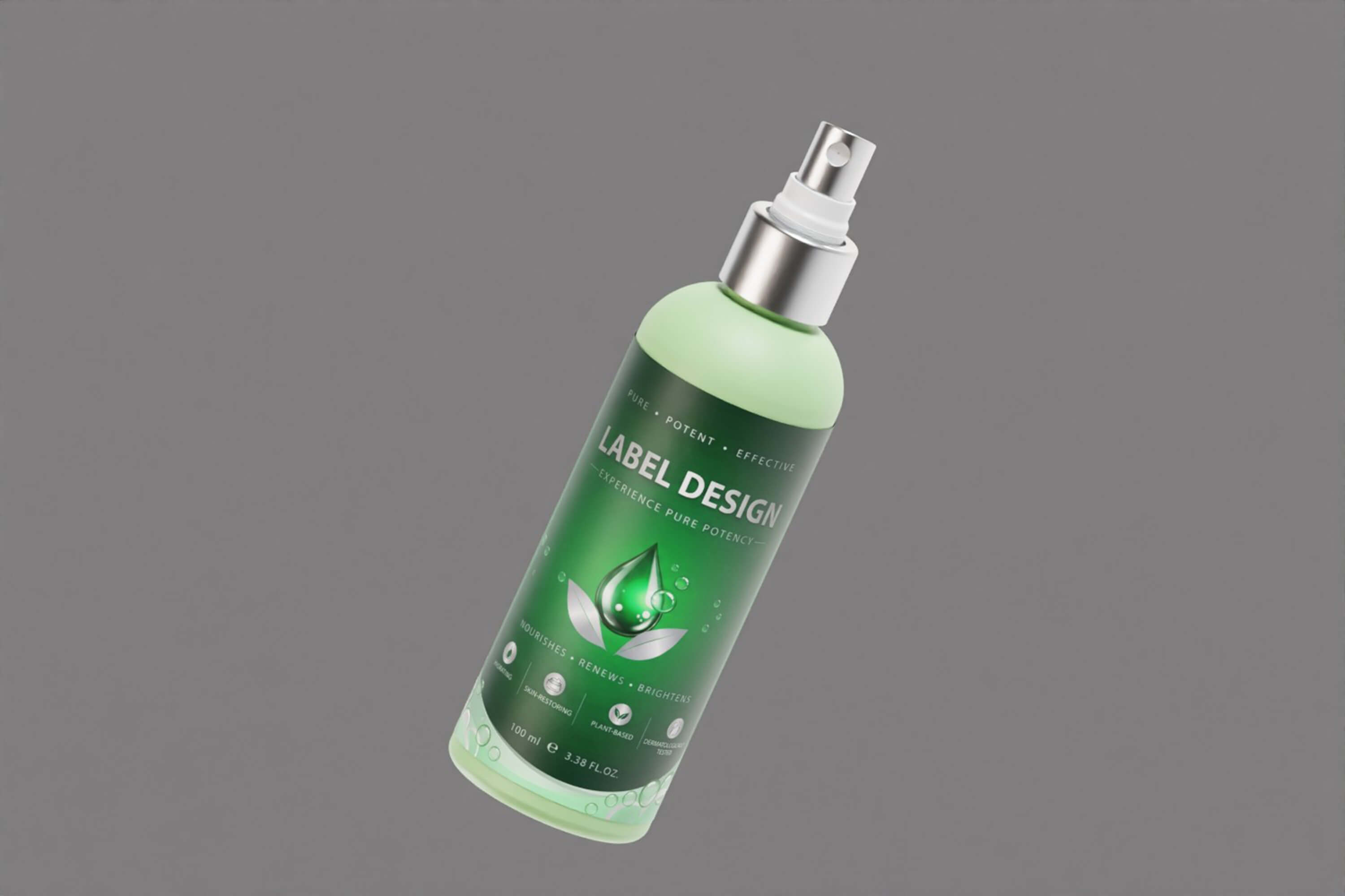 Serum Cosmetic Spray Bottle 3D Model