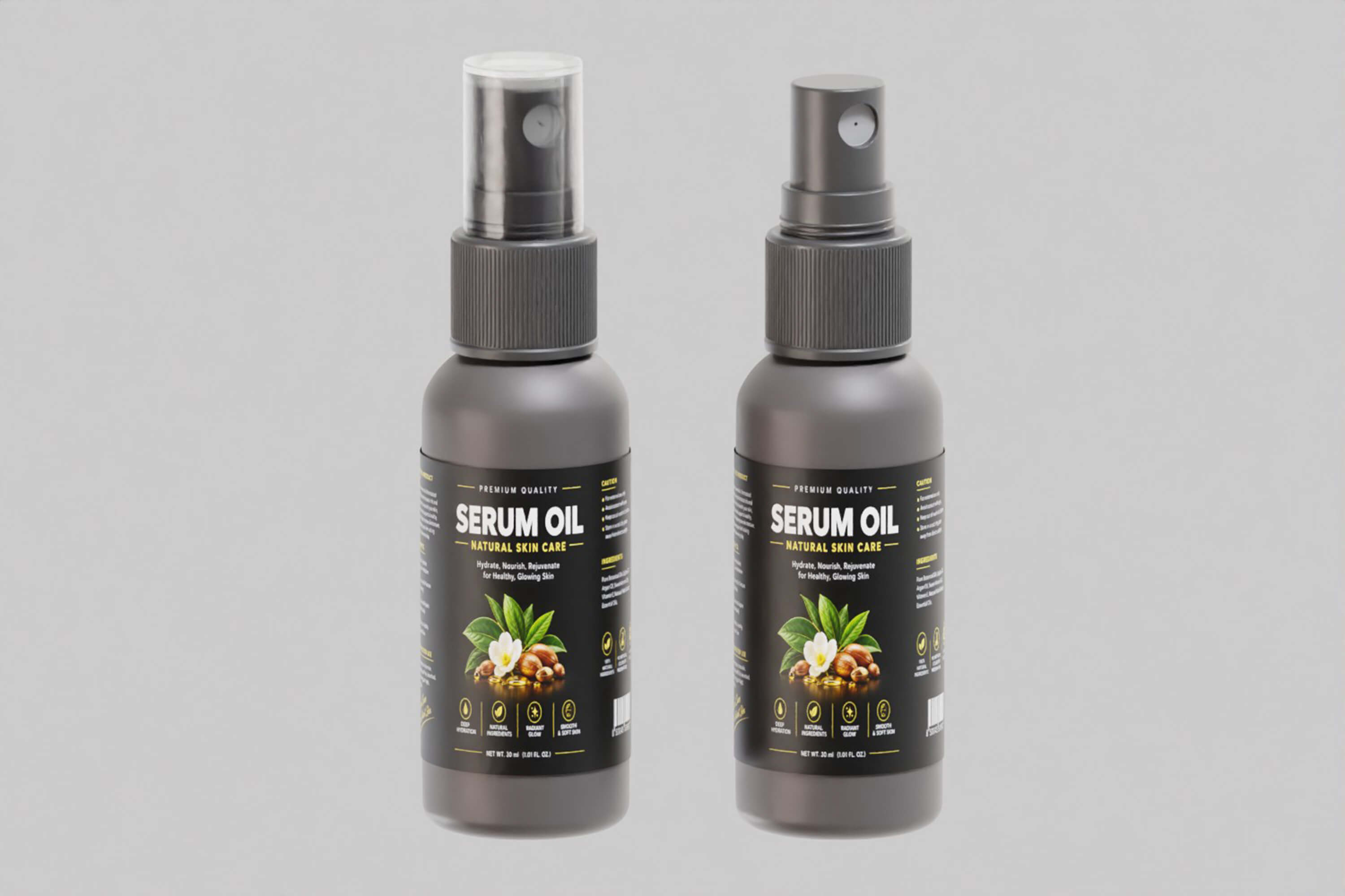 Serum Oil Spray Bottle 3D Model