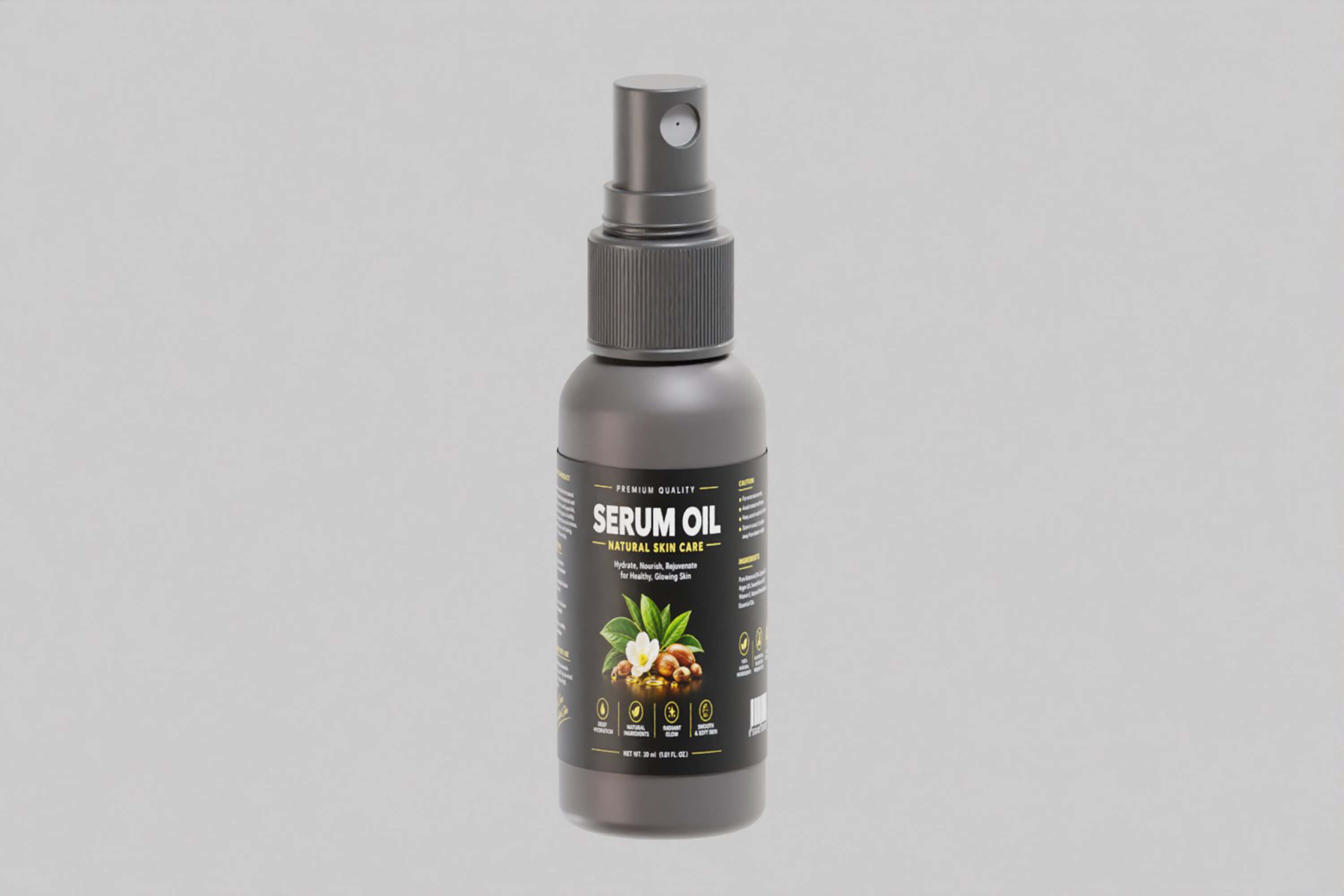 Serum Oil Spray Bottle 3D Model