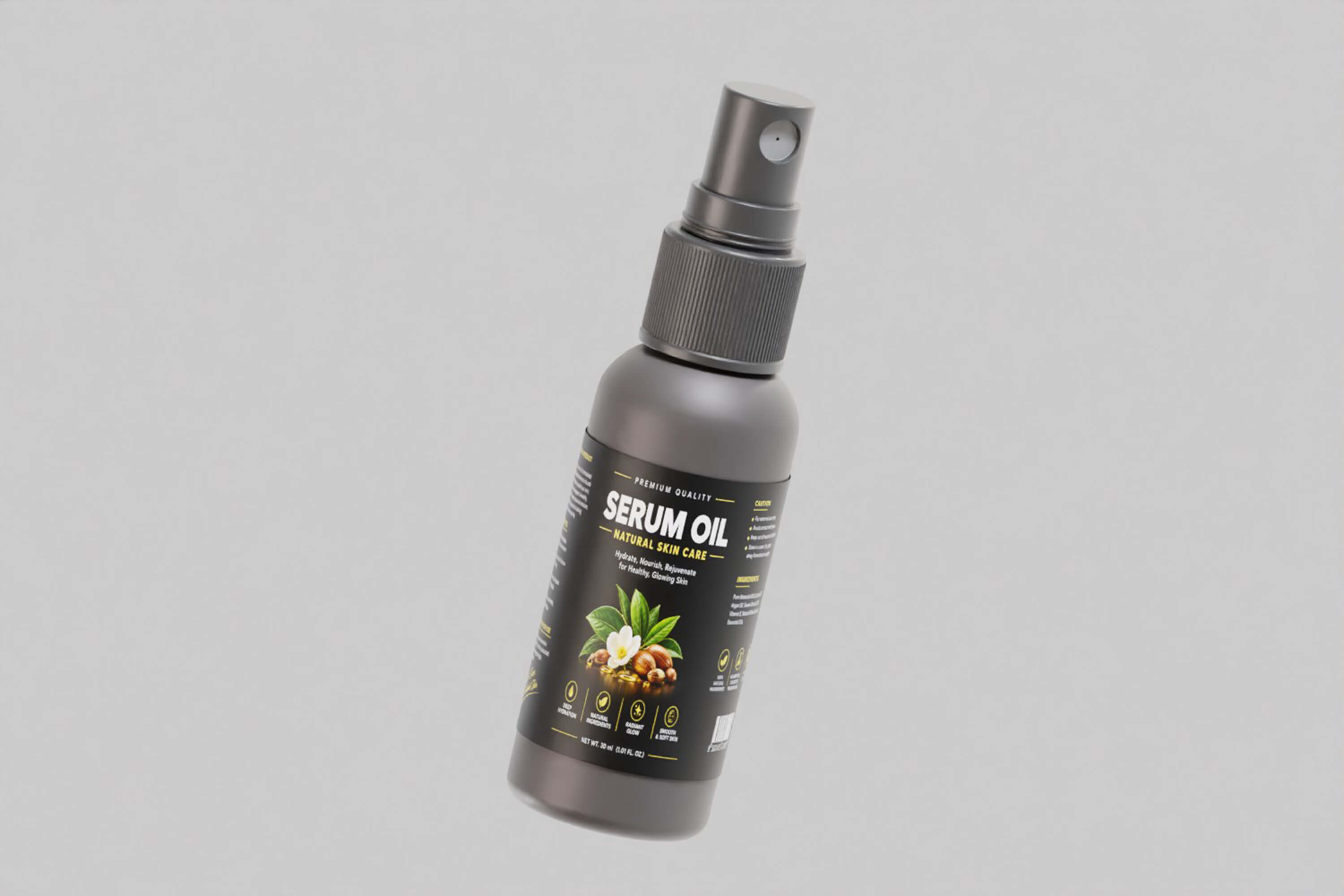 Serum Oil Spray Bottle 3D Model