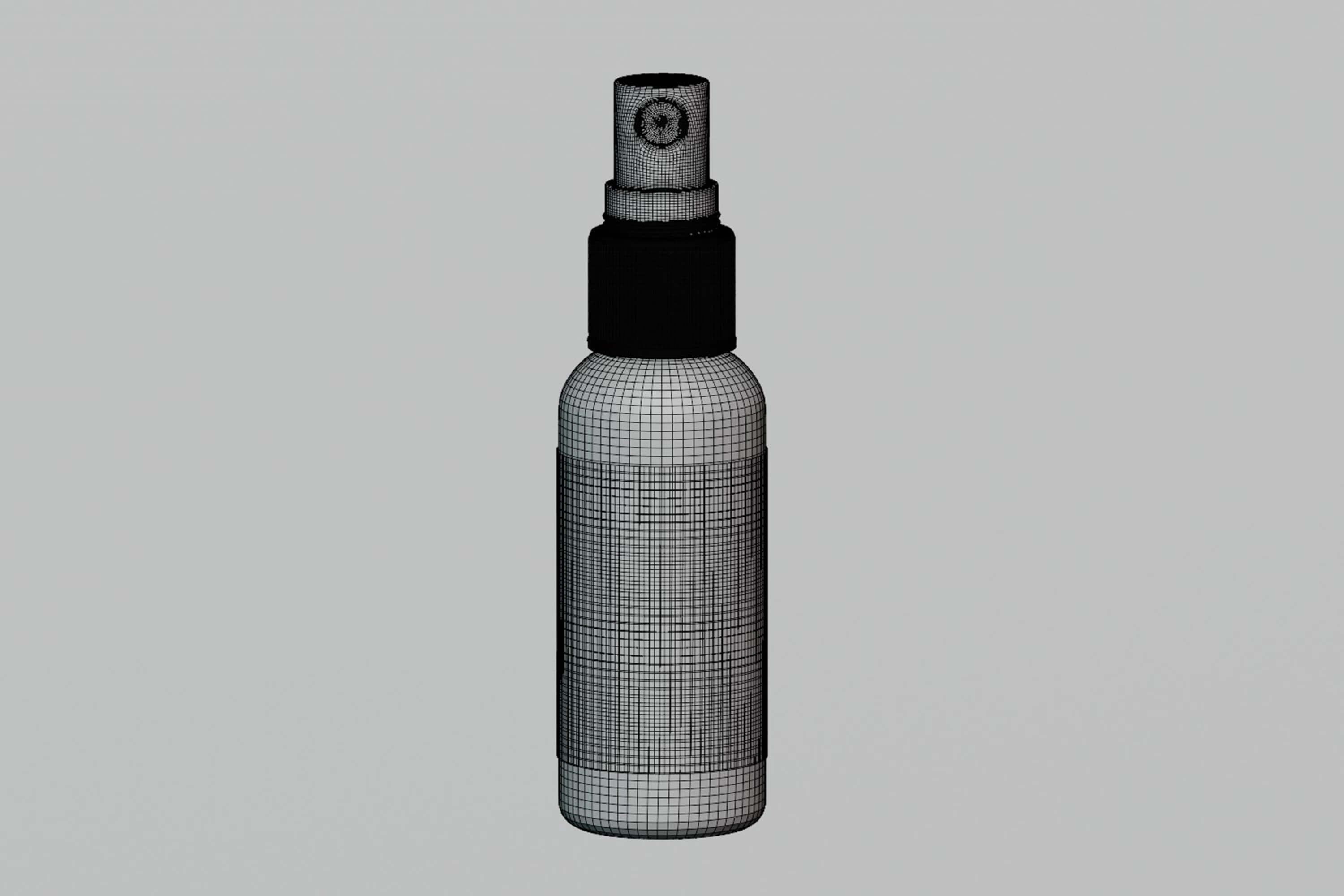 Serum Oil Spray Bottle 3D Model