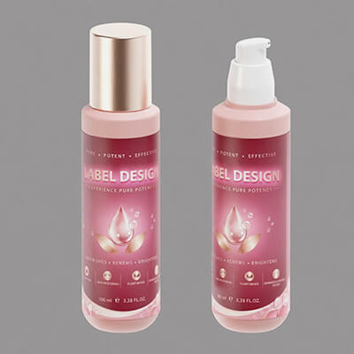 Serum Pump Bottle Container