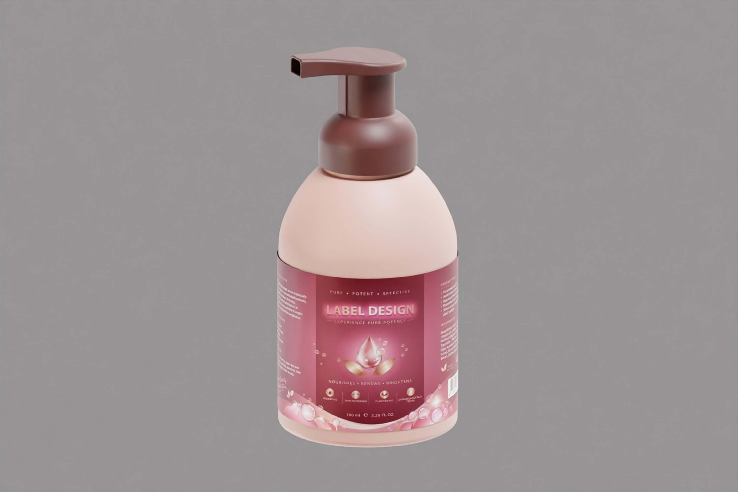 Skincare Lotion Pump Bottle 3D Model