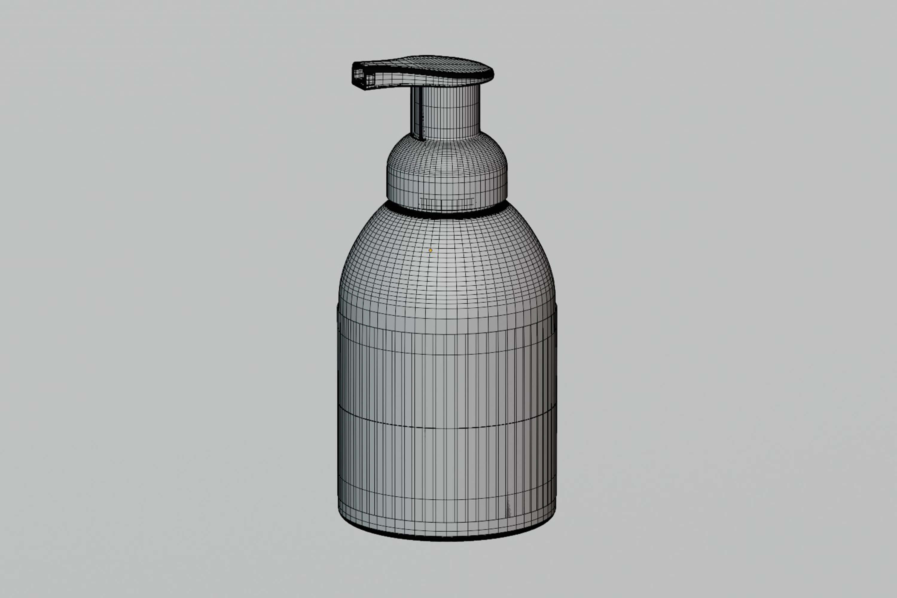 Skincare Lotion Pump Bottle 3D Model