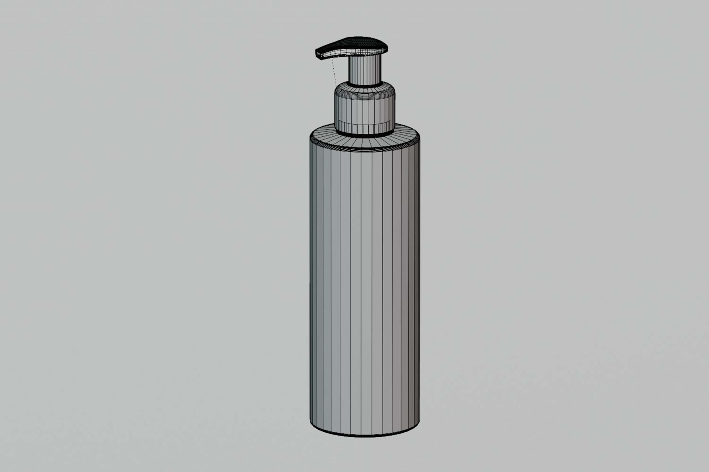 Skincare Lotion Pump Bottle 3D Model