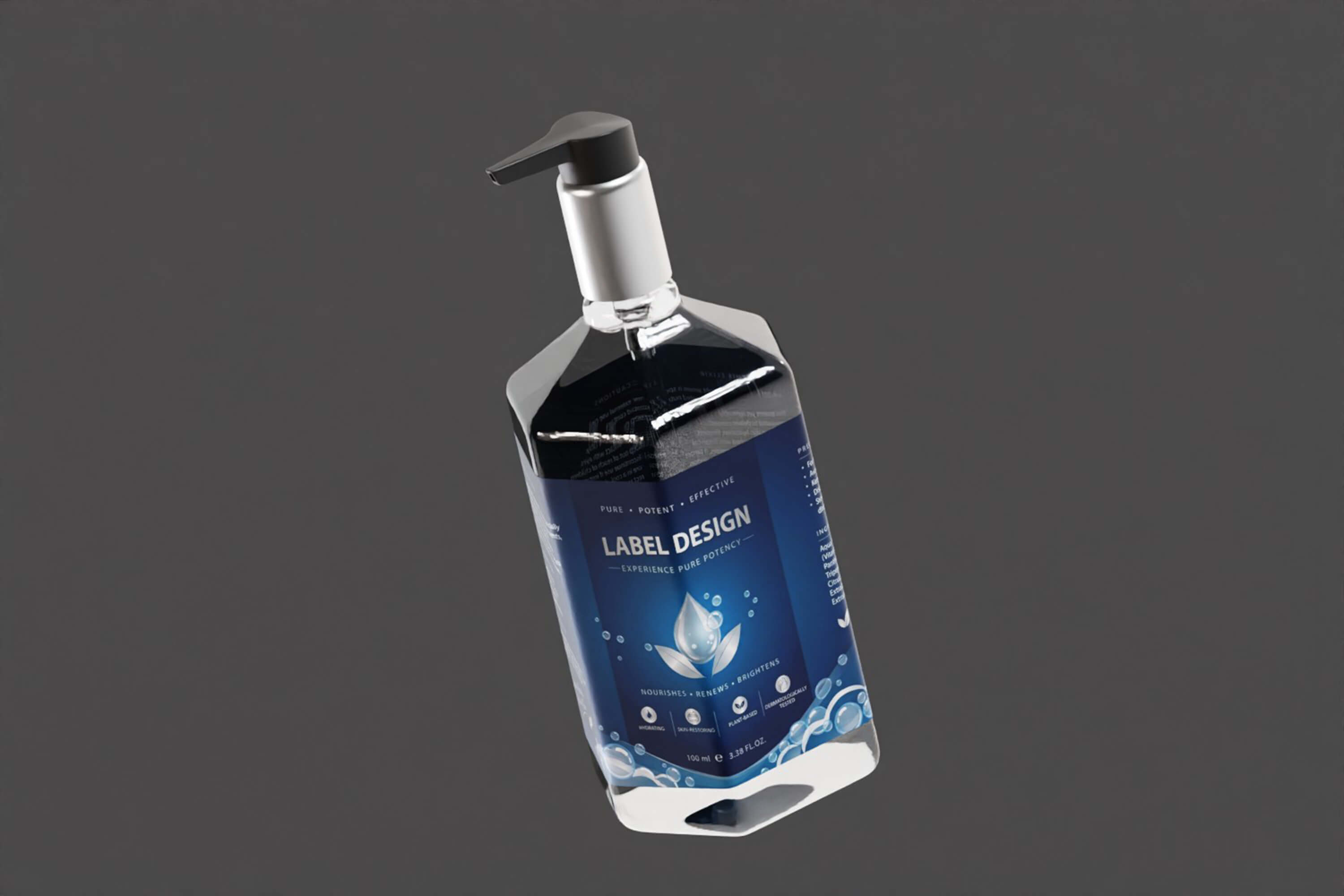 Soap Dispenser Bottle 3D Model