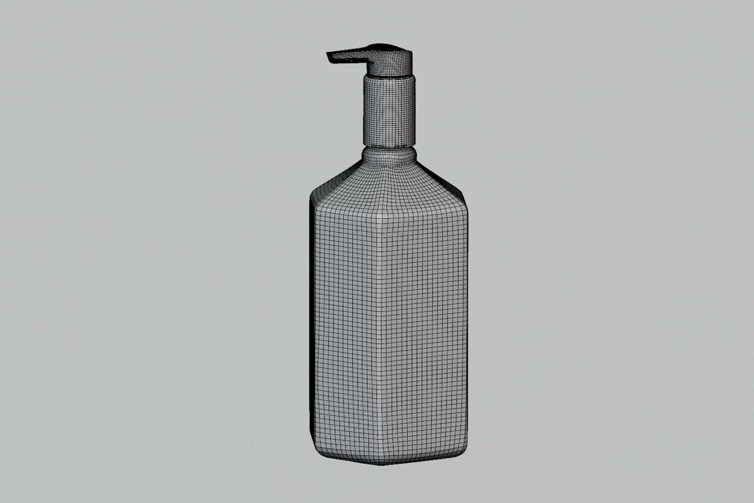 Soap Dispenser Bottle 3D Model